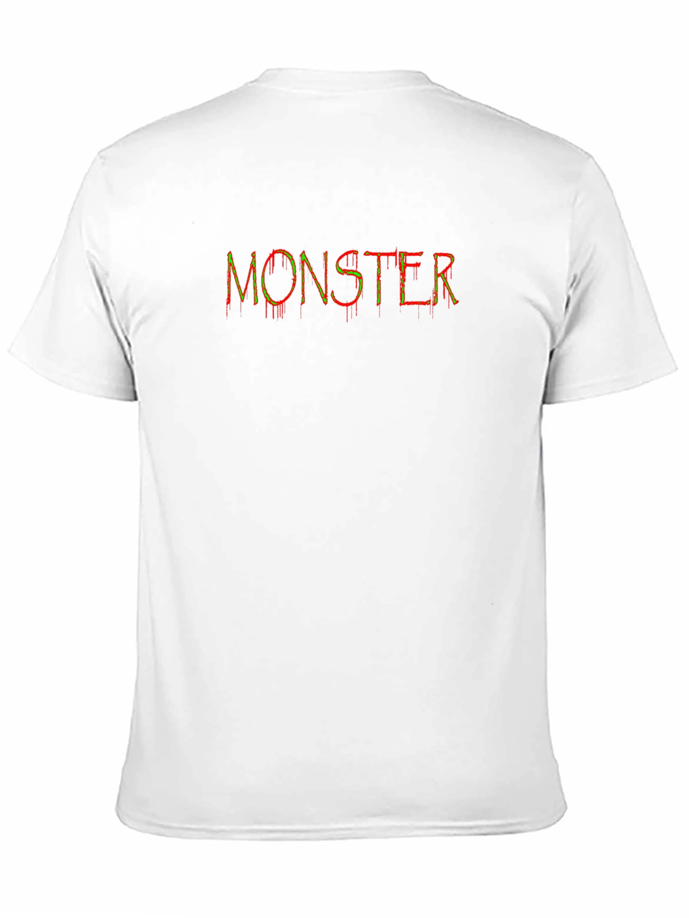 Monster Graphic Print Black Cotton T-Shirt