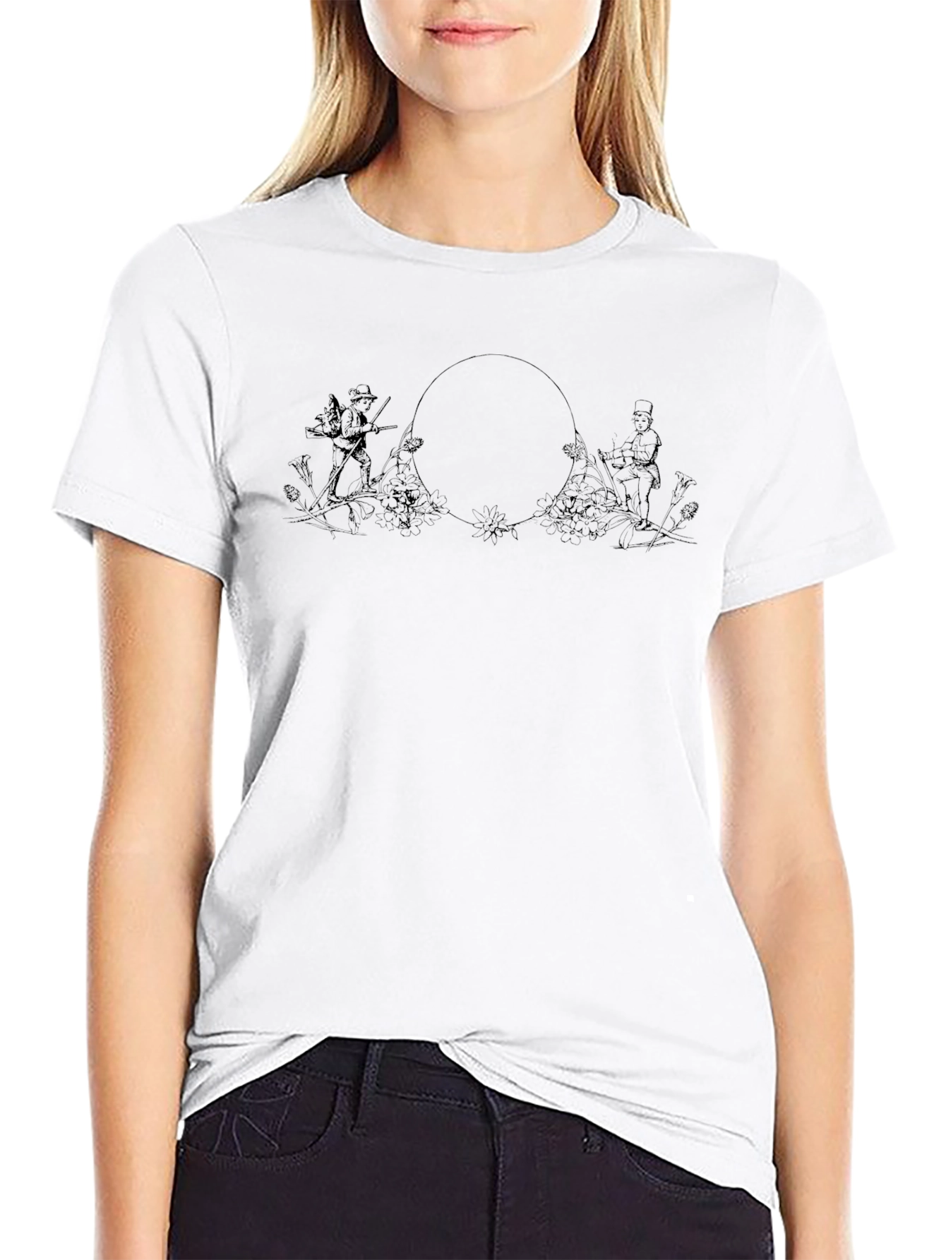 Mens Graphic Black T-Shirt