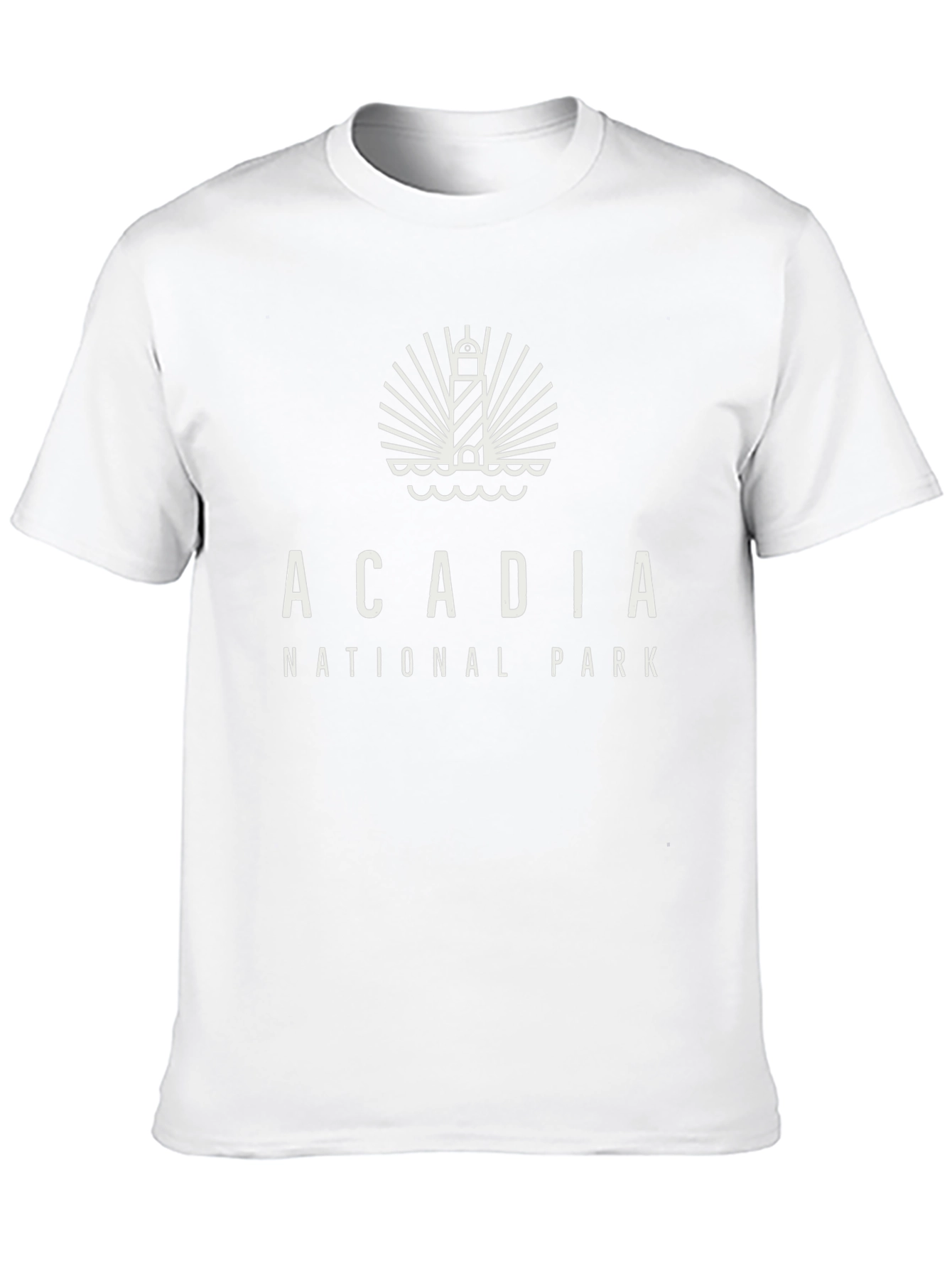 Acadia National Park Lighthouse Graphic T-Shirt