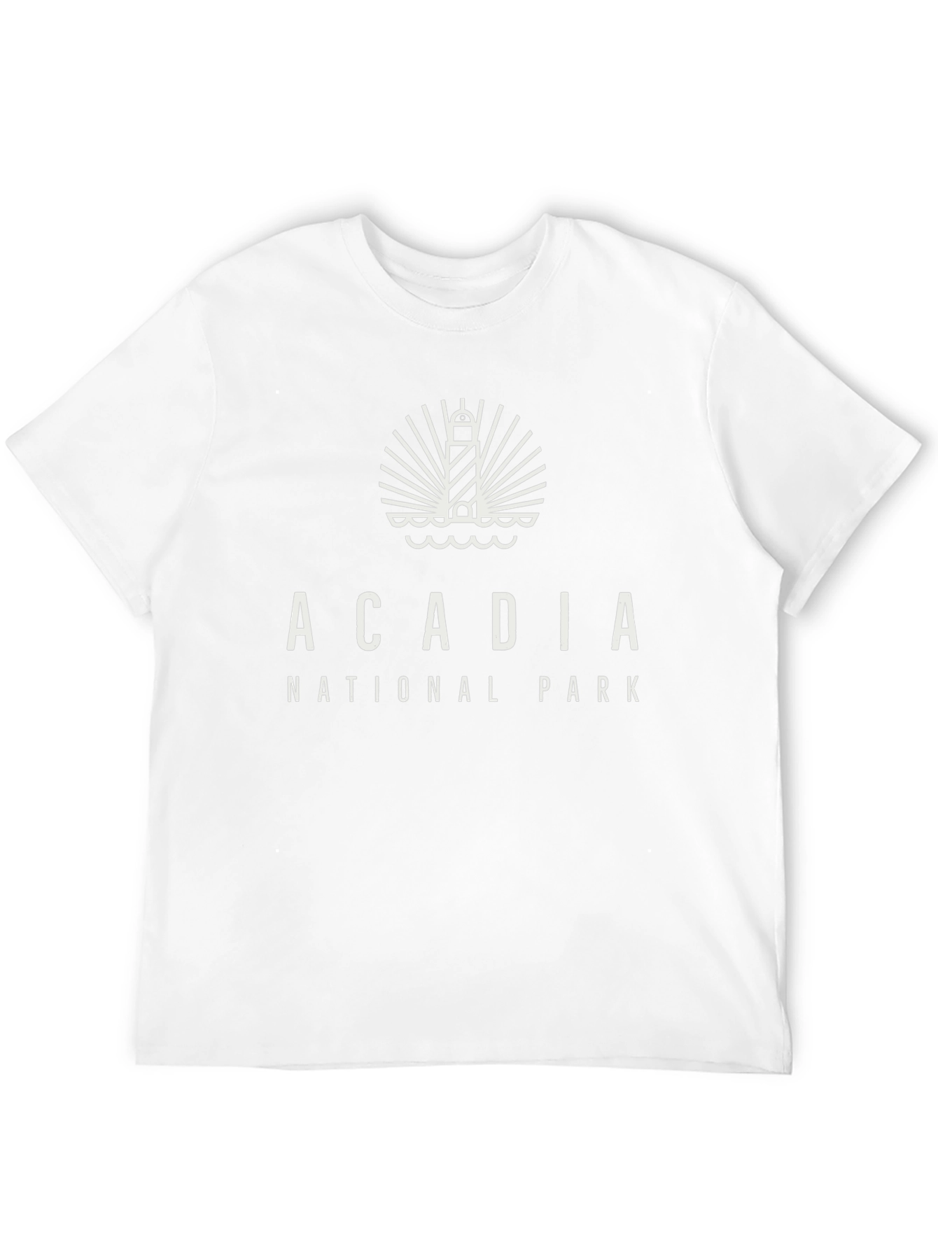 Acadia National Park Lighthouse Graphic T-Shirt