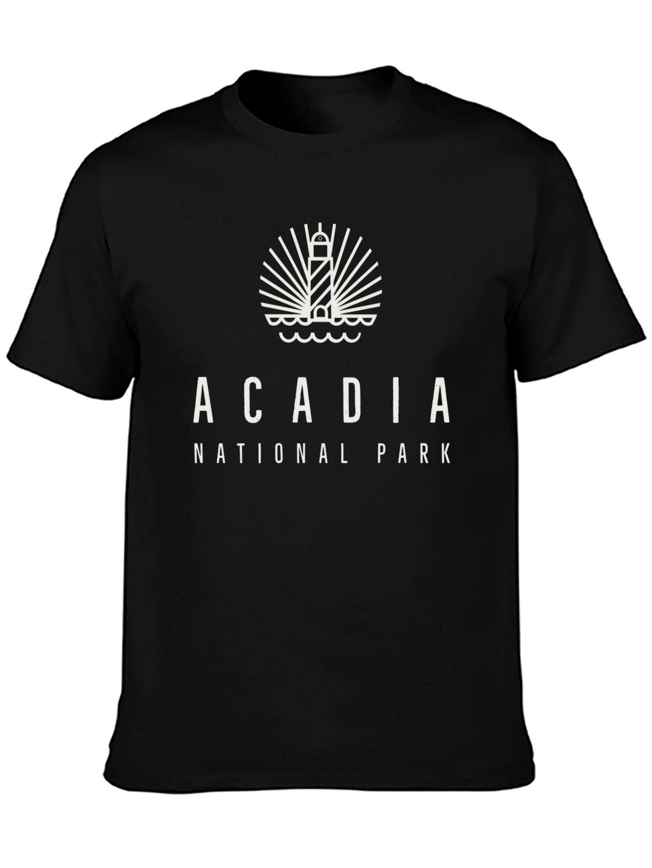 Acadia National Park Lighthouse Graphic T-Shirt