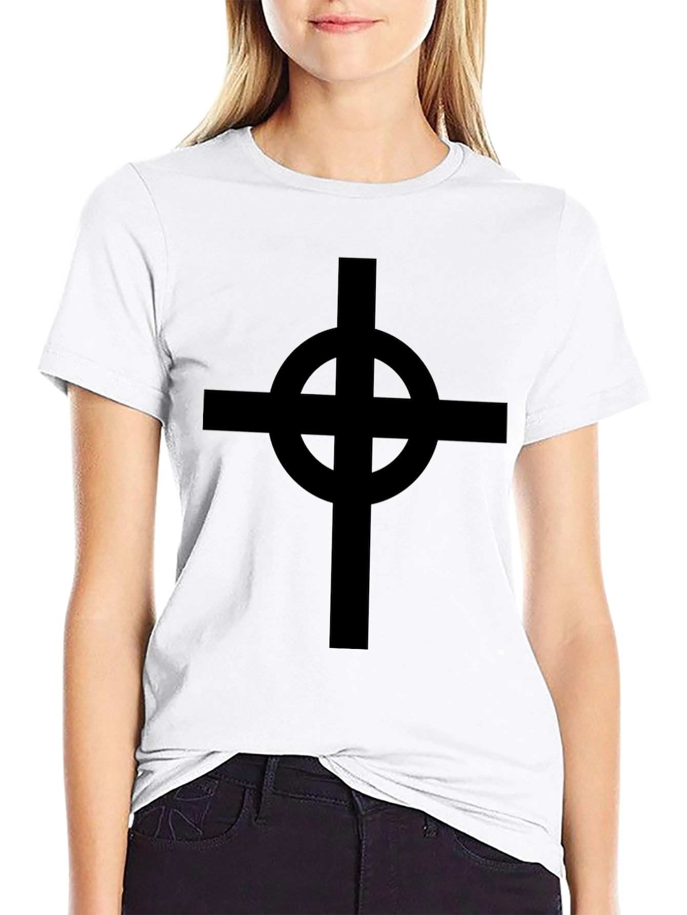 Celtic Cross Black T-Shirt
