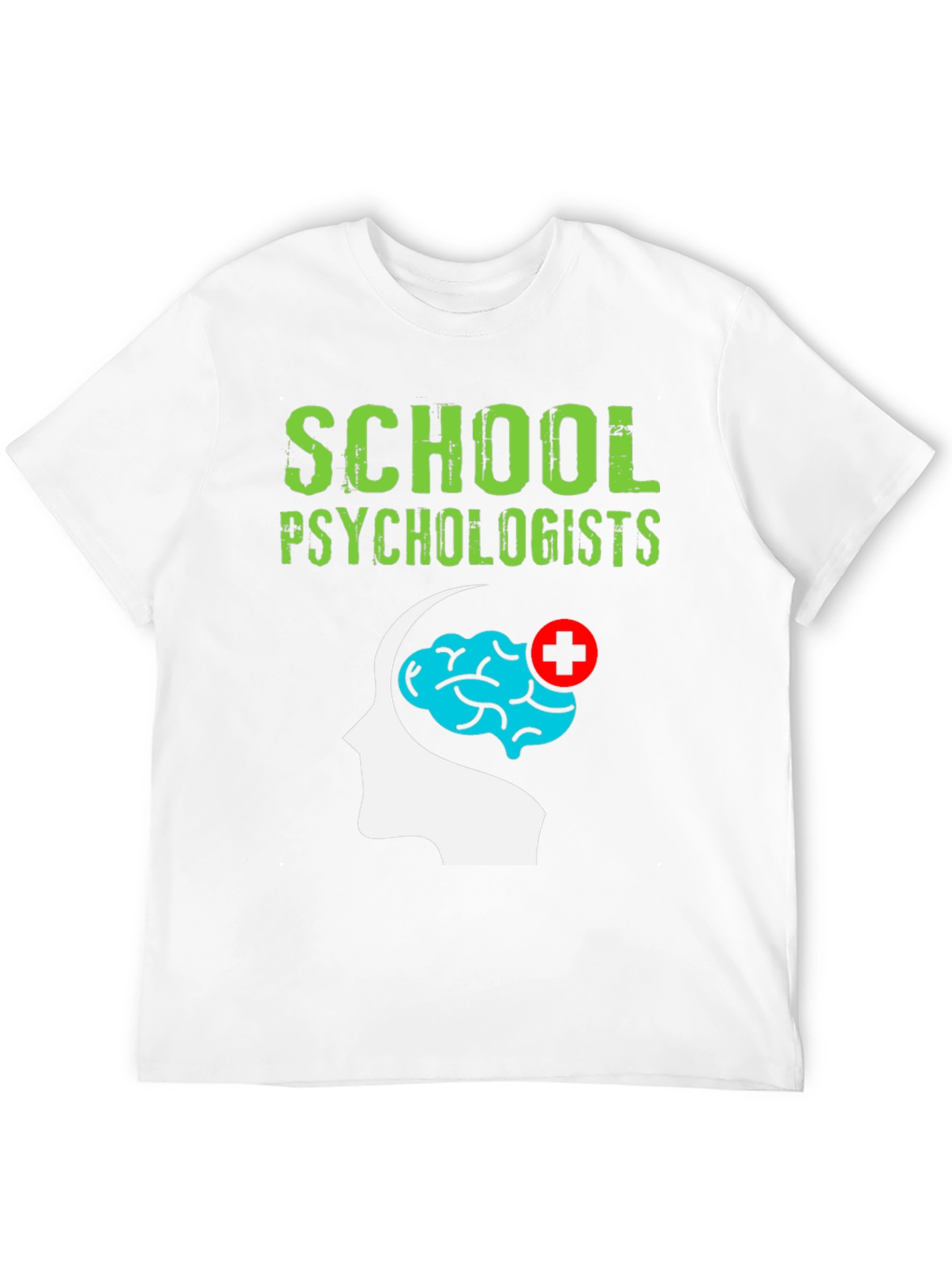 School Psychologist T-Shirt Brain Graphic Tee