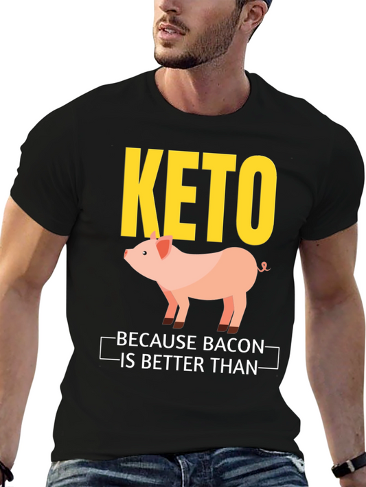 Keto Bacon T-Shirt - Funny Diet Tee