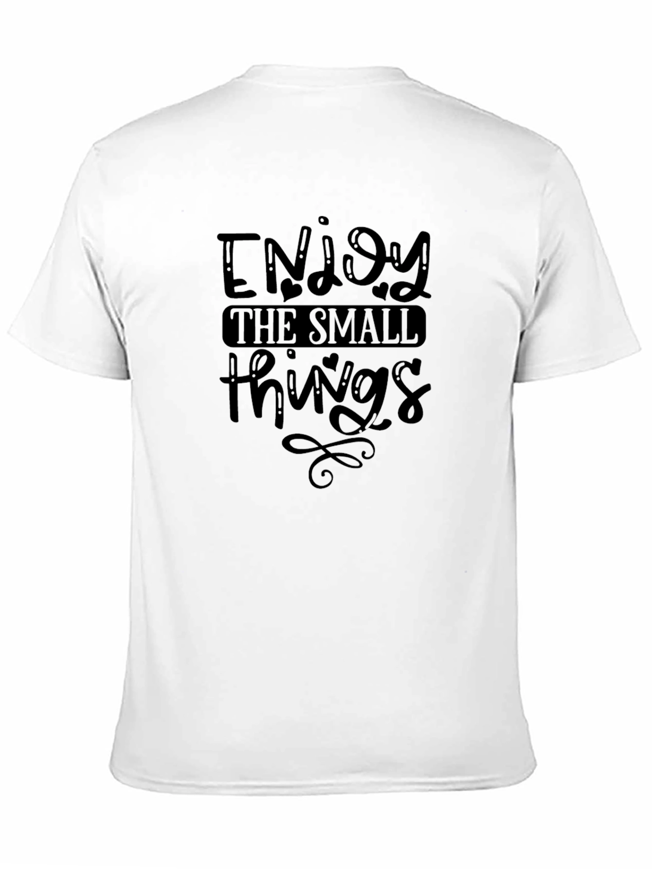 Enjoy The Small Things Graphic Tee - Black