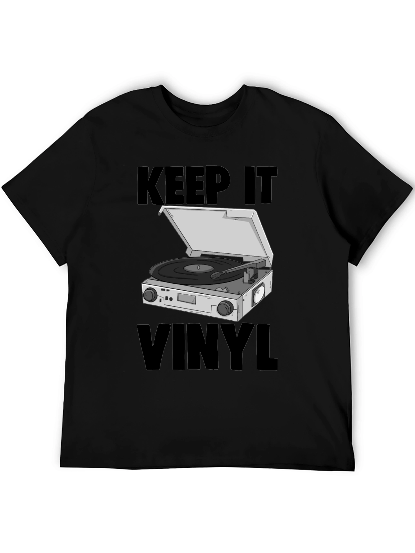 Keep it Vinyl T-Shirt - Retro Music Lover Tee