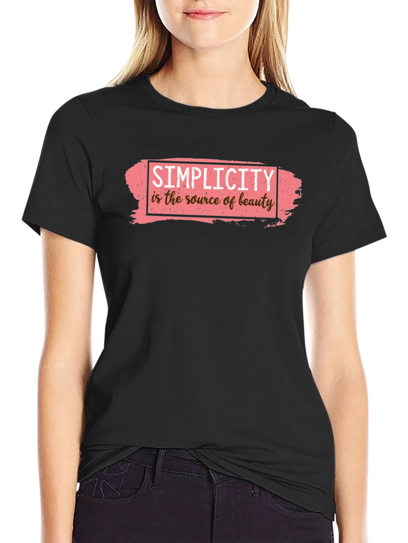 Simplicity Beauty Graphic T-Shirt