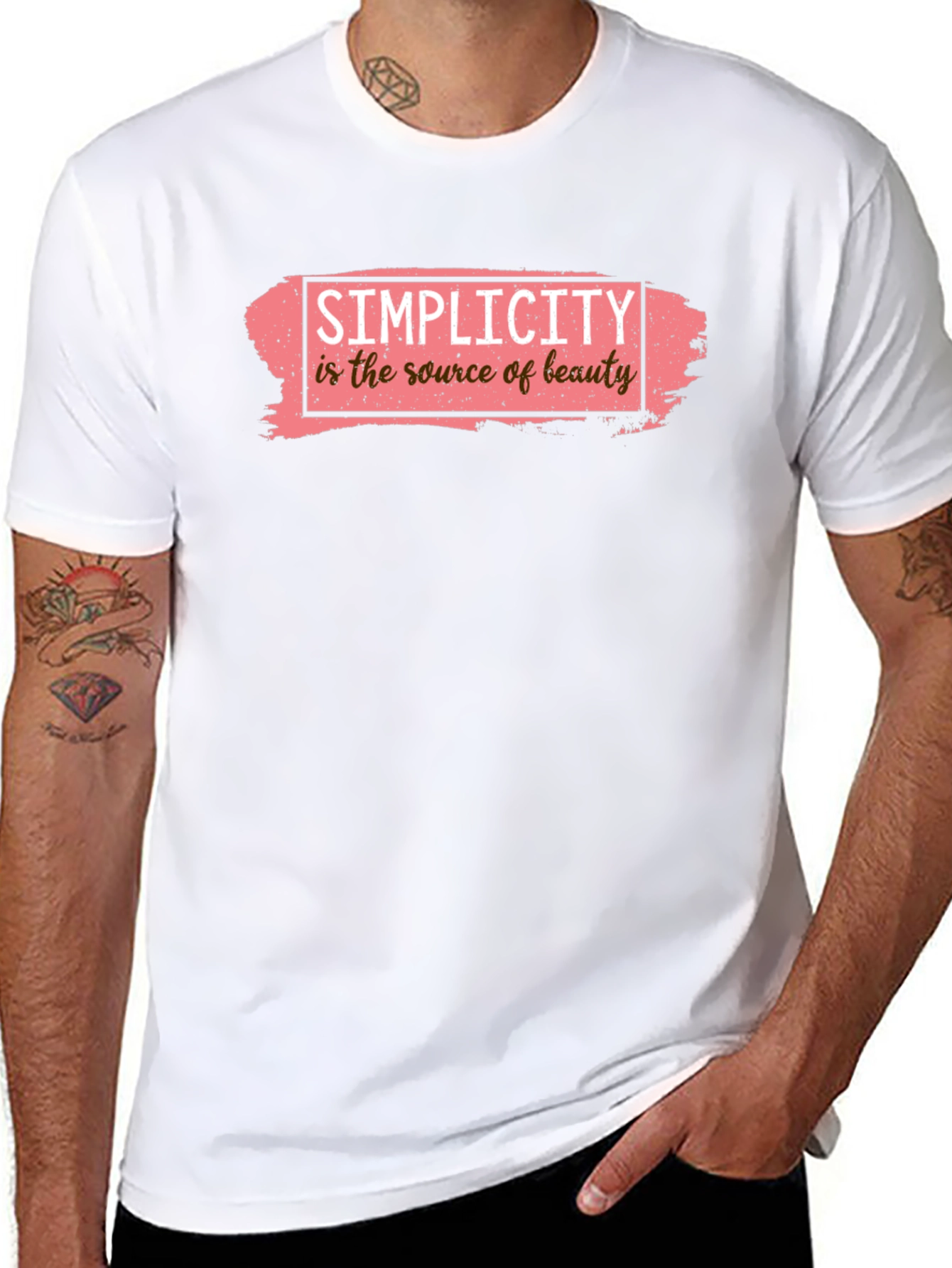 Simplicity Beauty Graphic T-Shirt