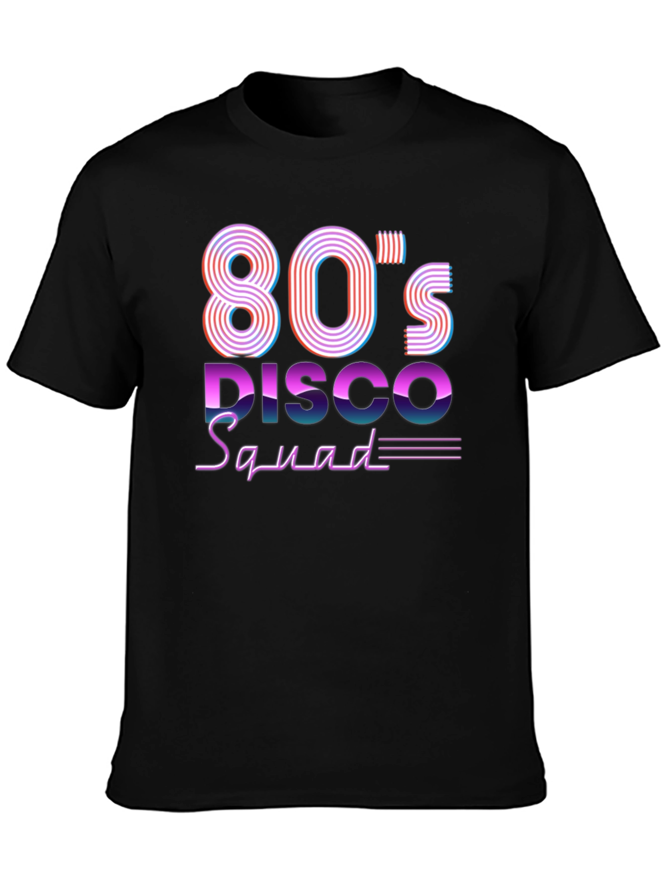 80s Disco Squad Retro Graphic T-Shirt
