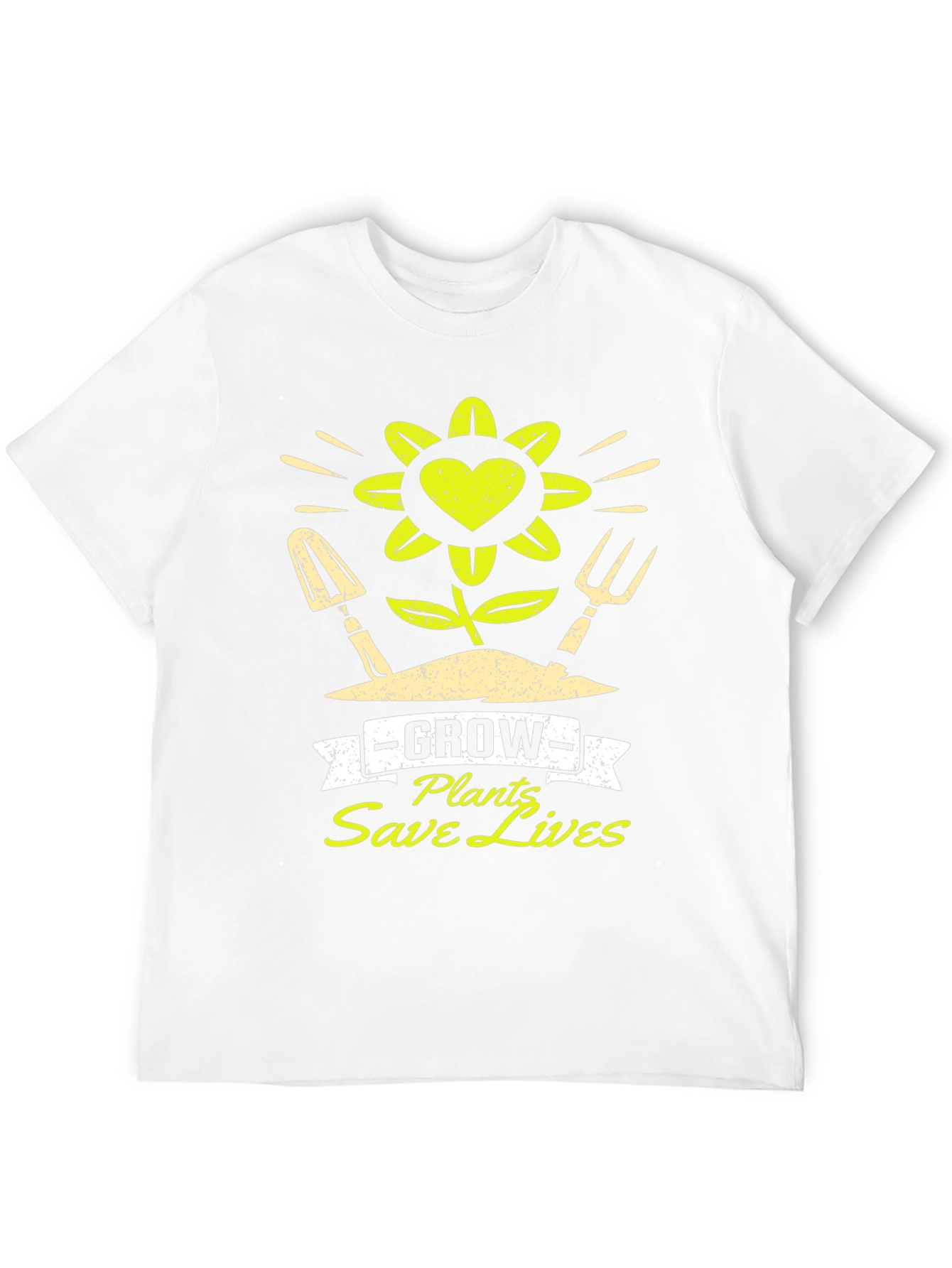 Grow Plants Save Lives Graphic T-Shirt