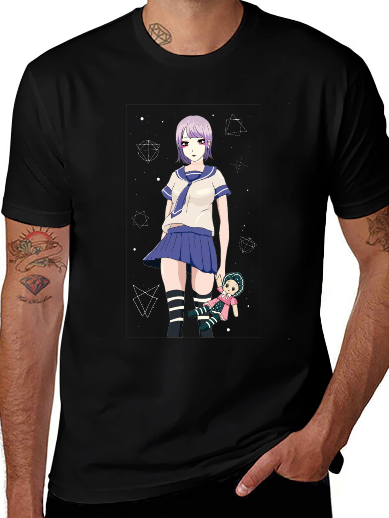Anime Girl Graphic T-Shirt