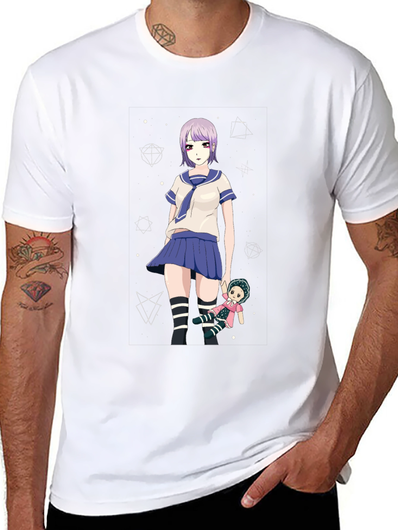 Anime Girl Graphic T-Shirt