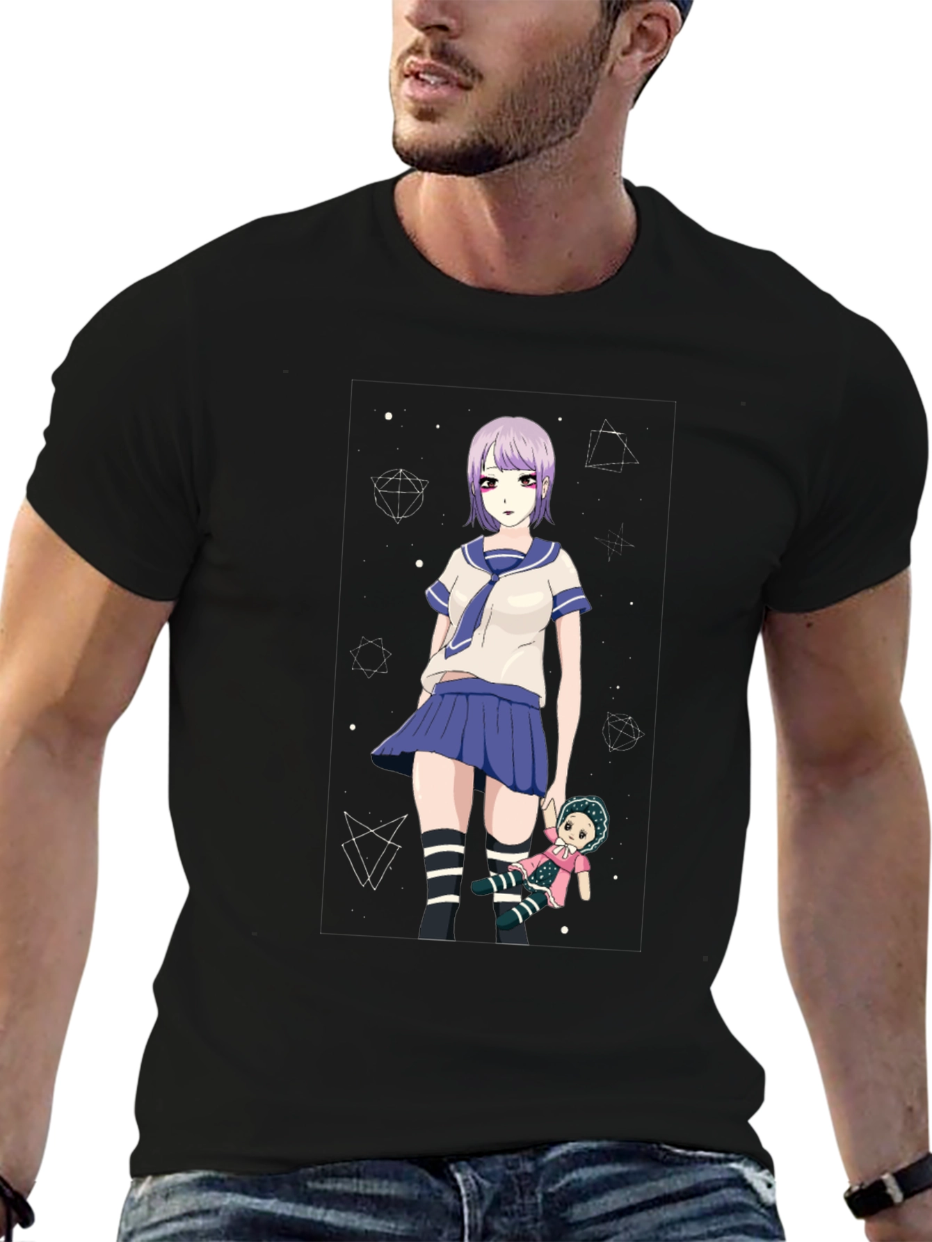 Anime Girl Graphic T-Shirt