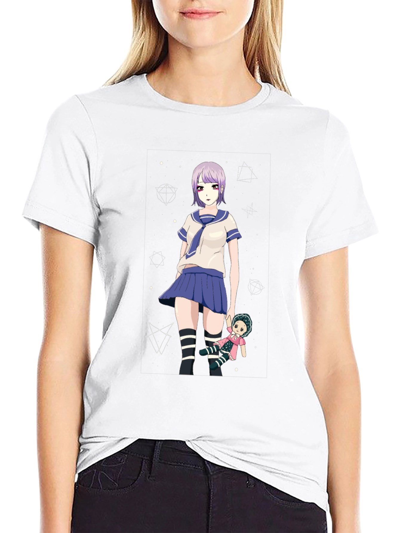 Anime Girl Graphic T-Shirt