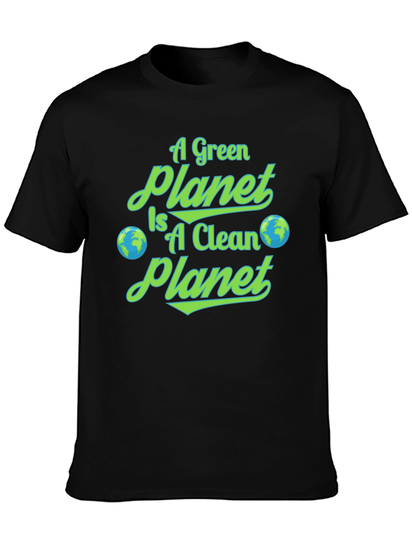 Eco-Friendly Graphic Tee - A Green Planet