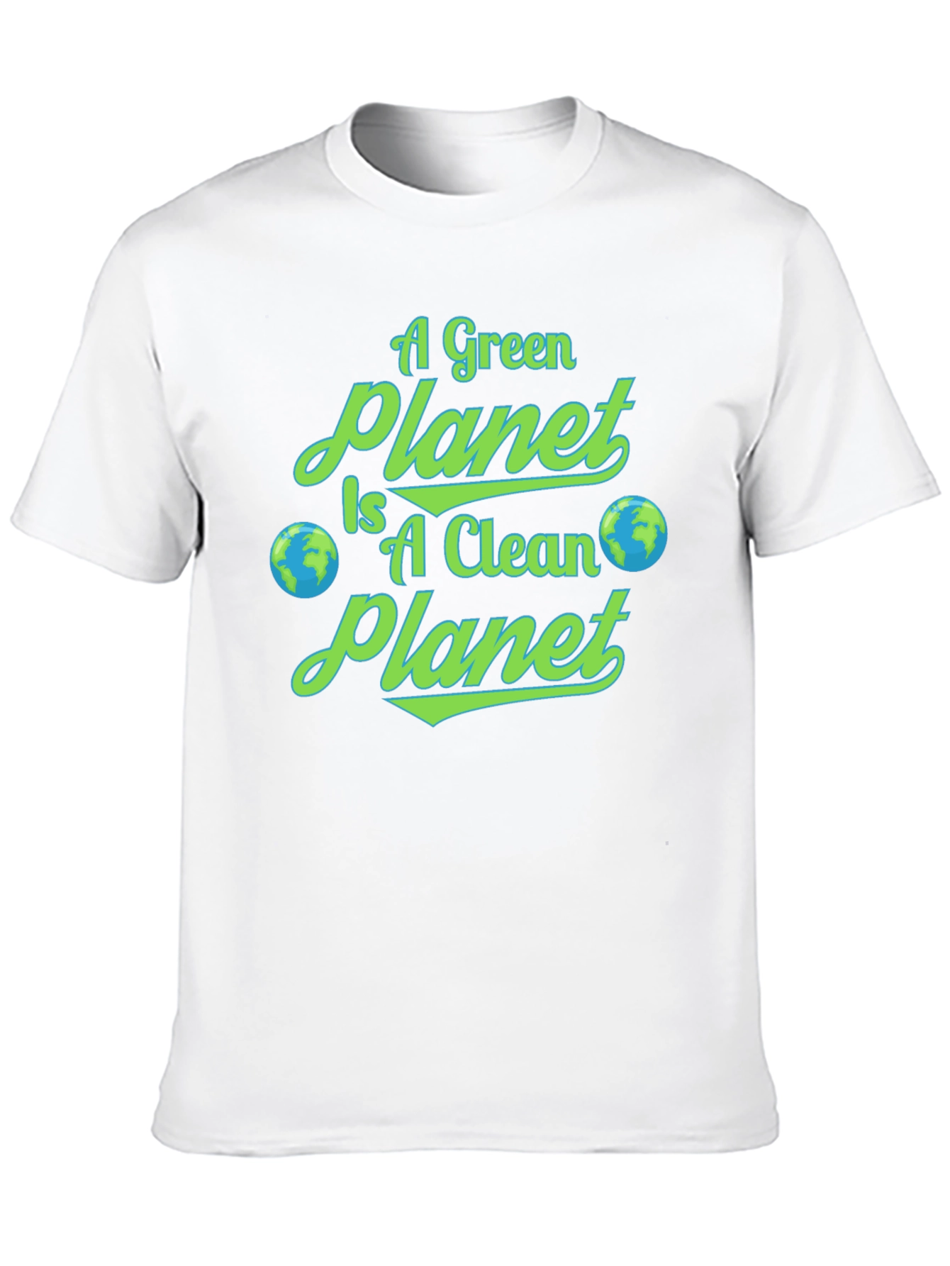 Eco-Friendly Graphic Tee - A Green Planet