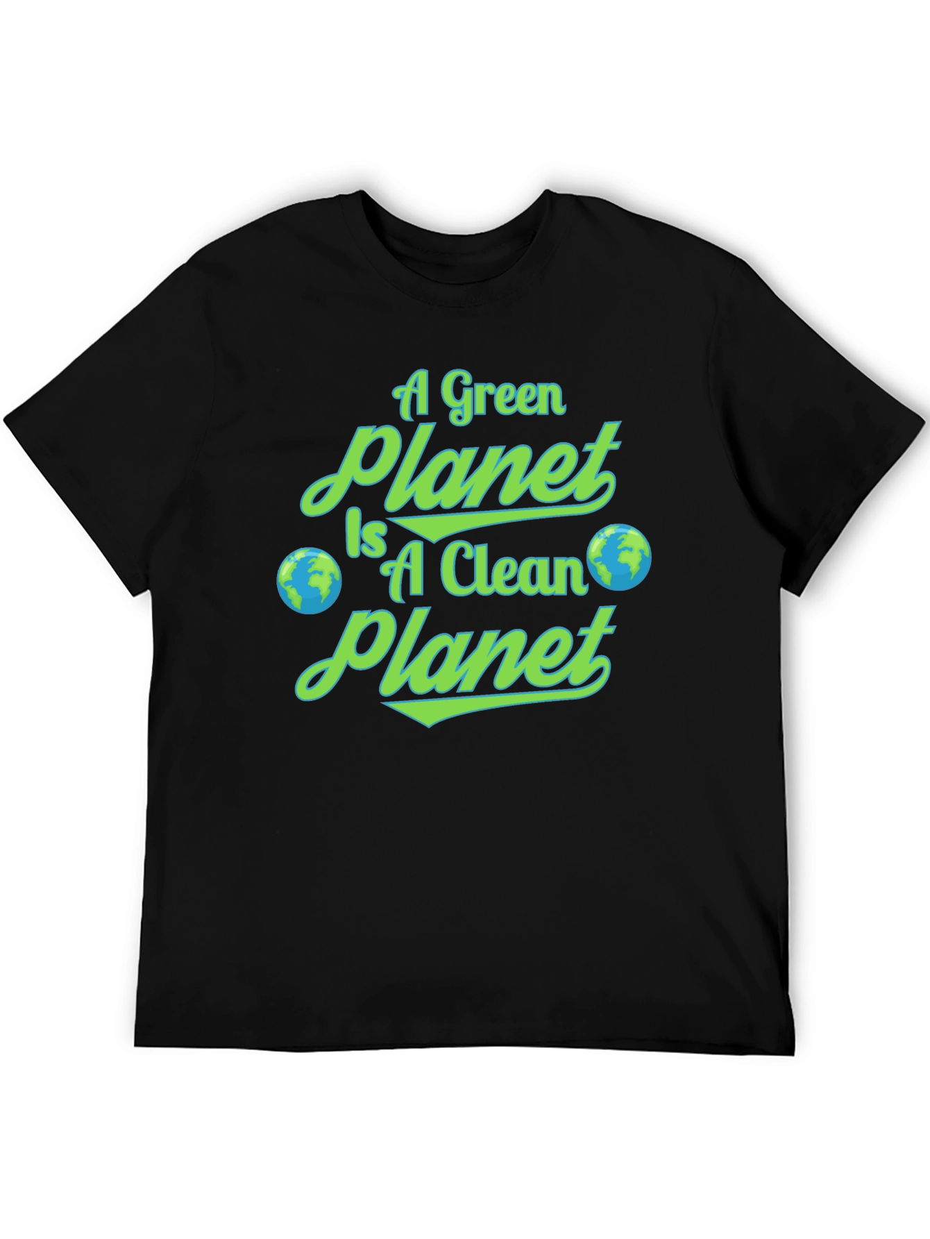 Eco-Friendly Graphic Tee - A Green Planet