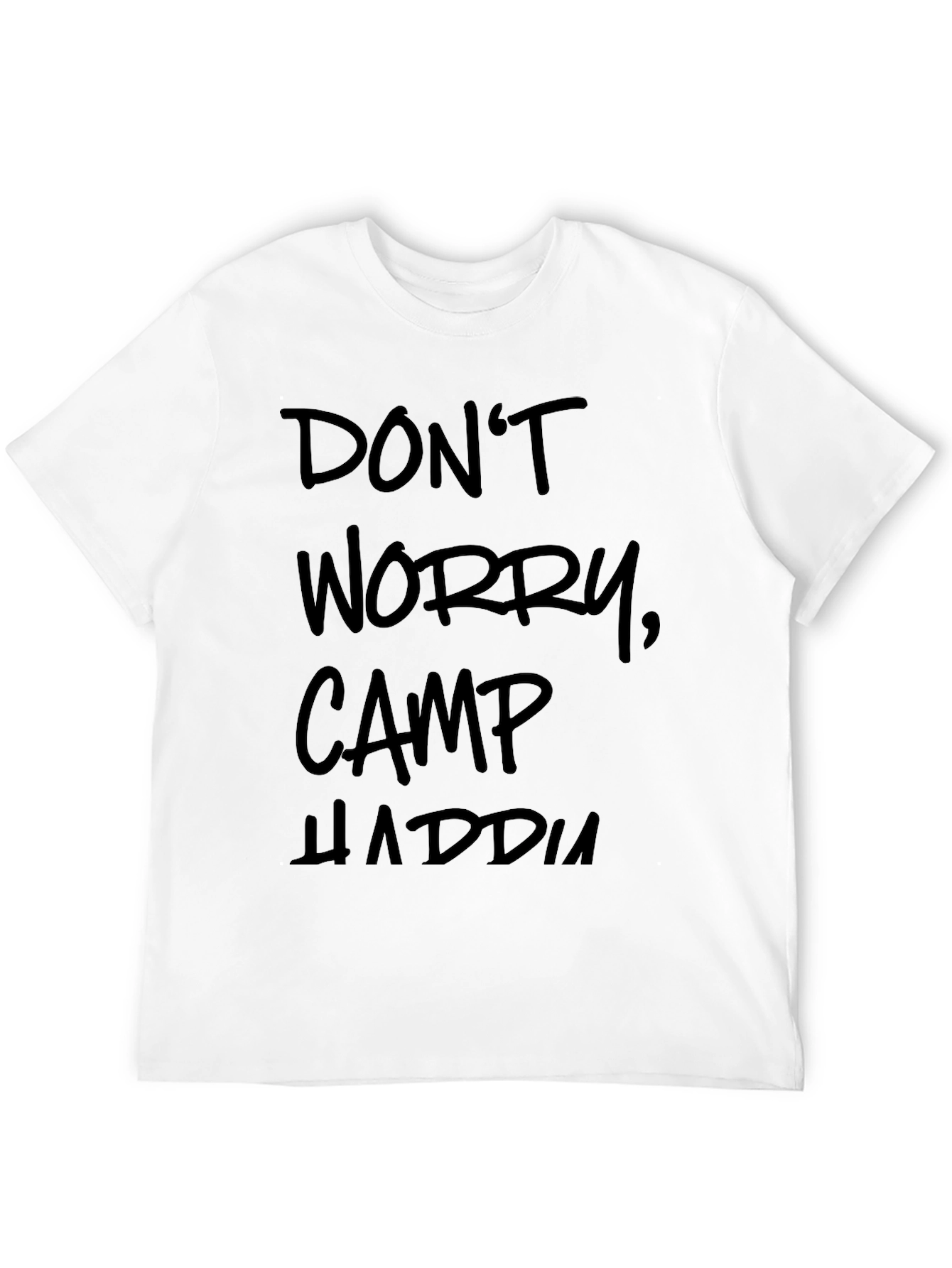 Dont Worry Camp HADDIA Black T-Shirt