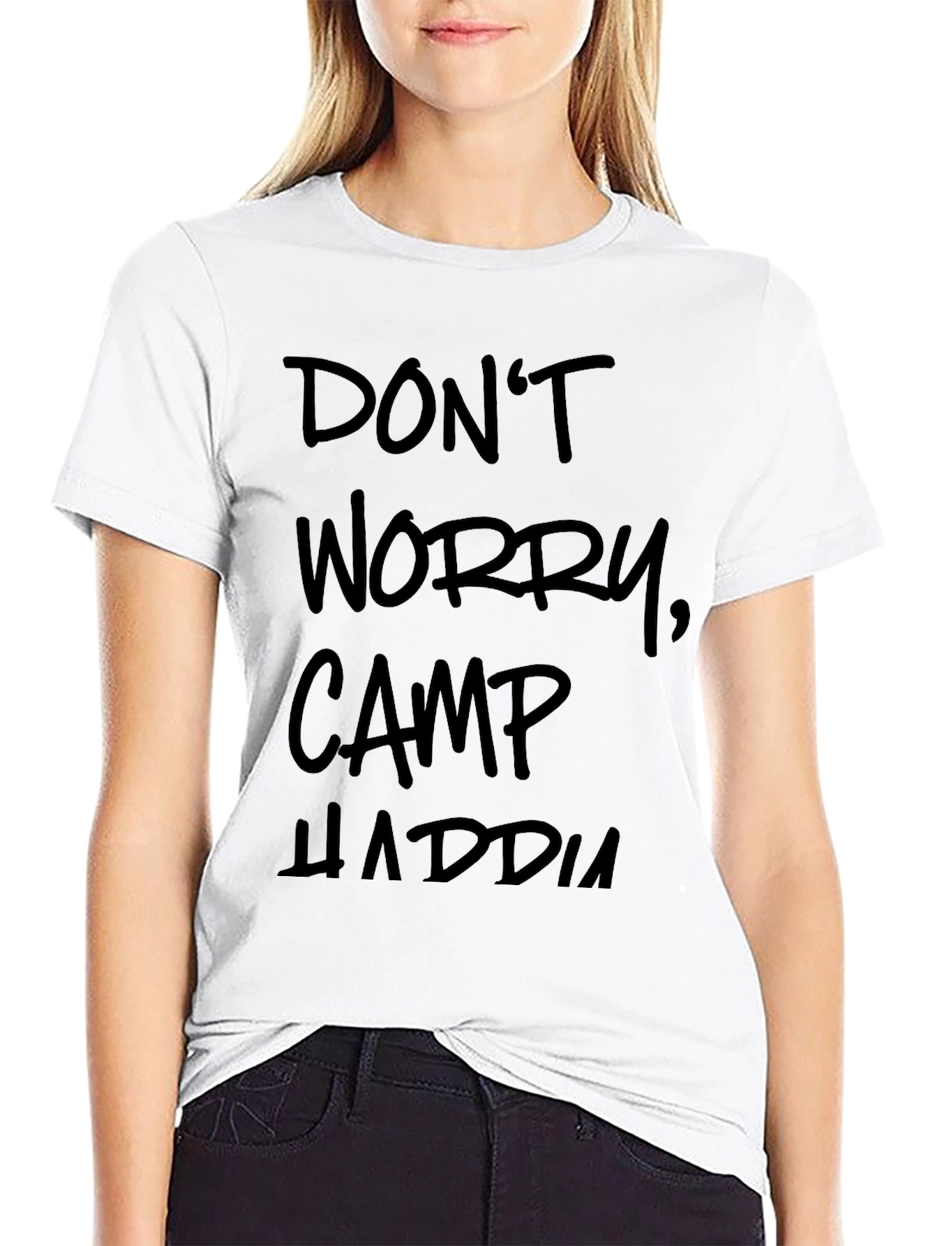 Dont Worry Camp HADDIA Black T-Shirt