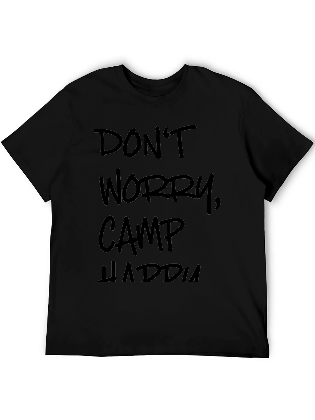 Dont Worry Camp HADDIA Black T-Shirt