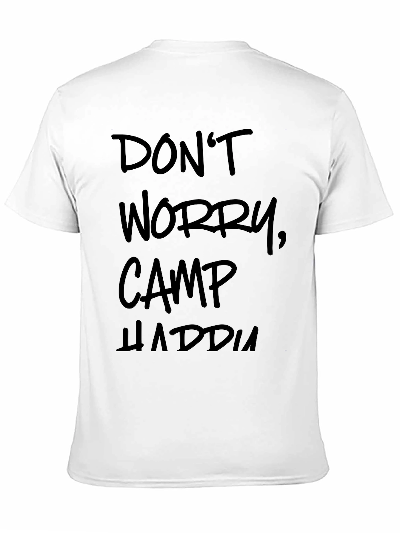 Dont Worry Camp HADDIA Black T-Shirt