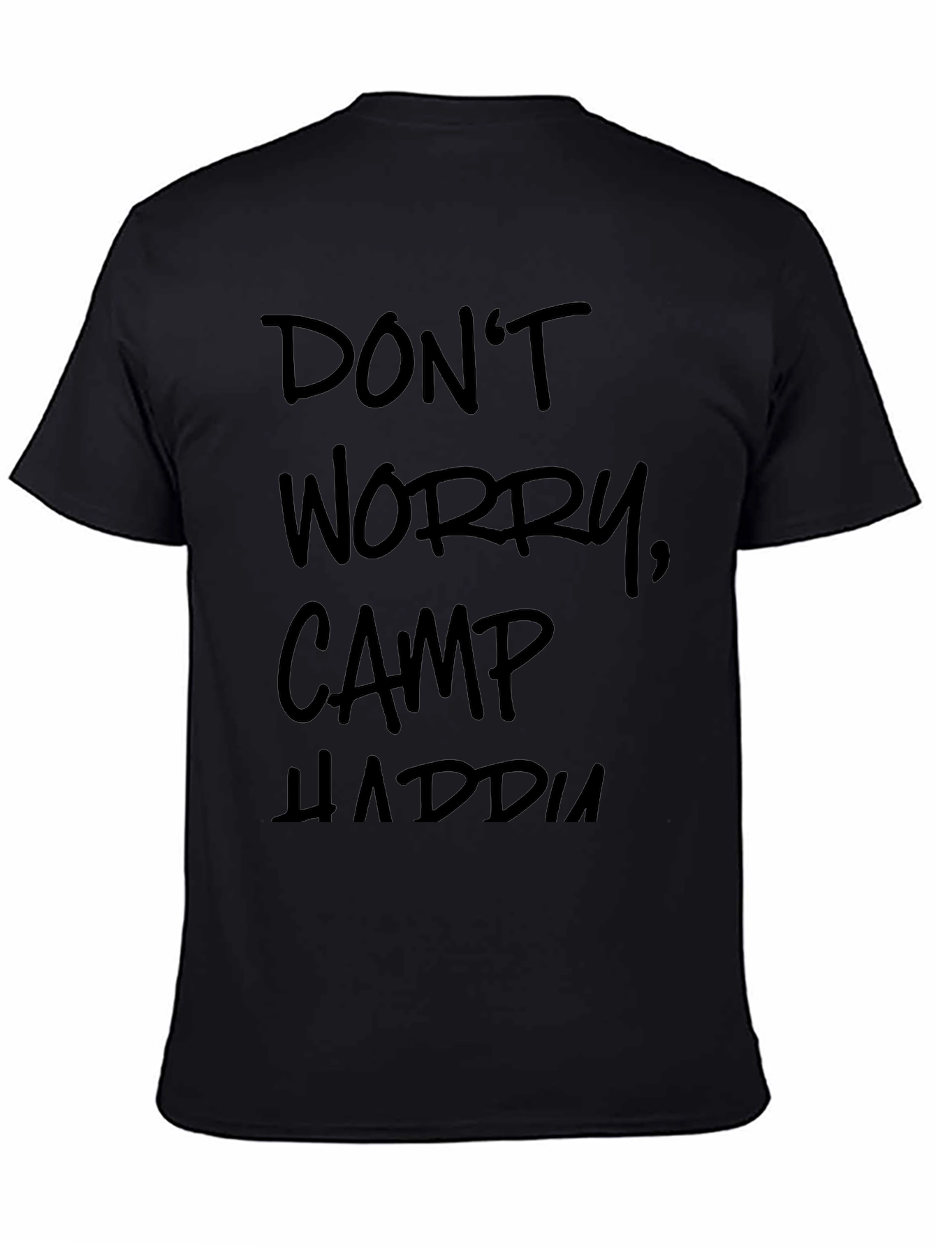 Dont Worry Camp HADDIA Black T-Shirt