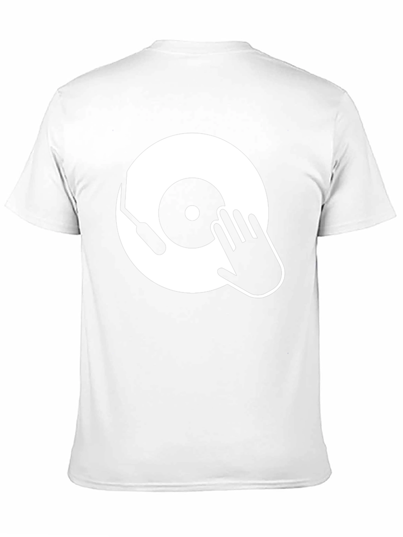 DJ Turntable Graphic T-Shirt - Black Cotton Tee