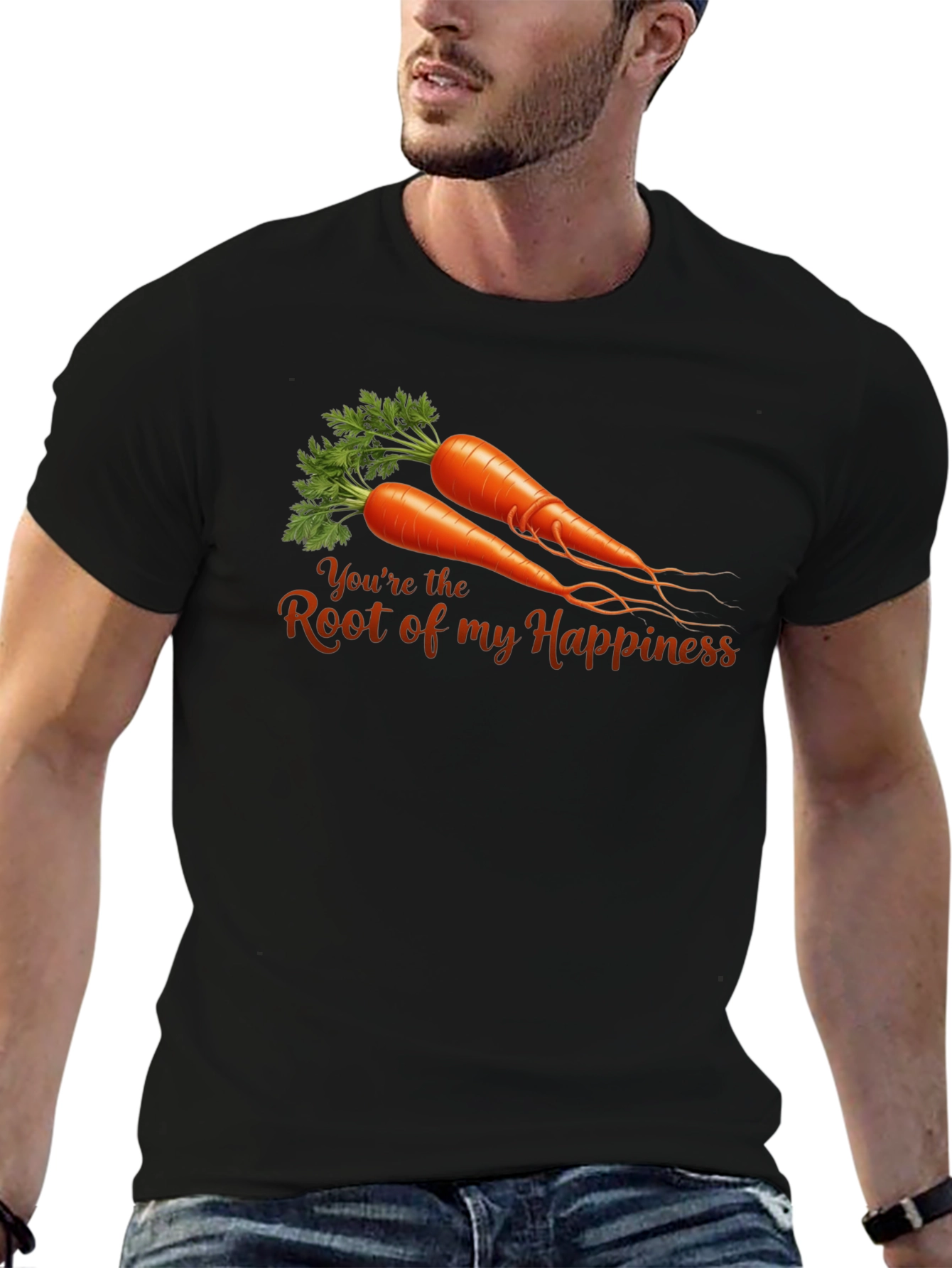 Root of My Happiness Carrot T-Shirt