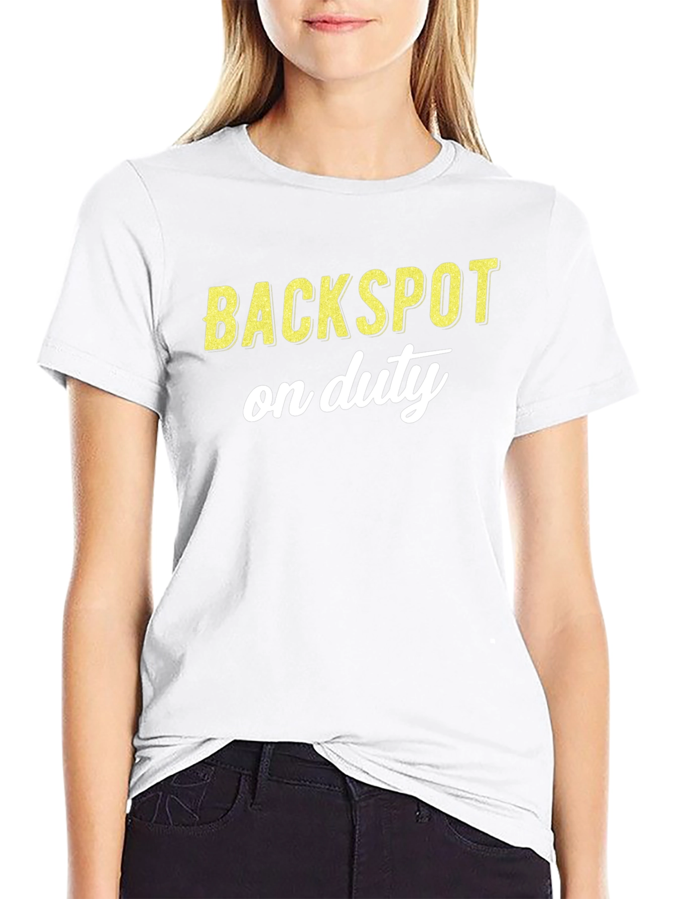 Backspot On Duty Black Graphic T-Shirt