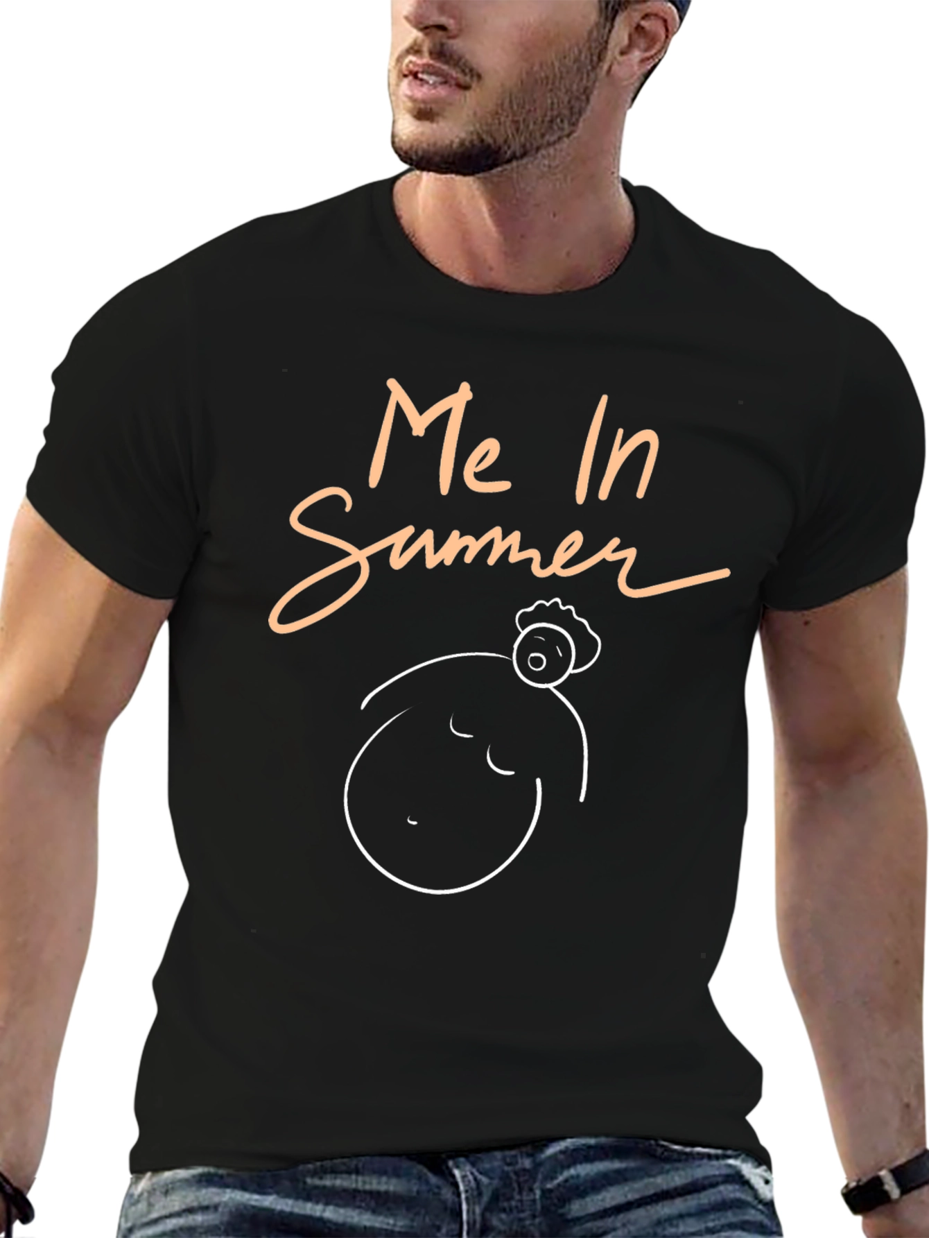 Me In Summer T-Shirt - Funny Graphic Tee
