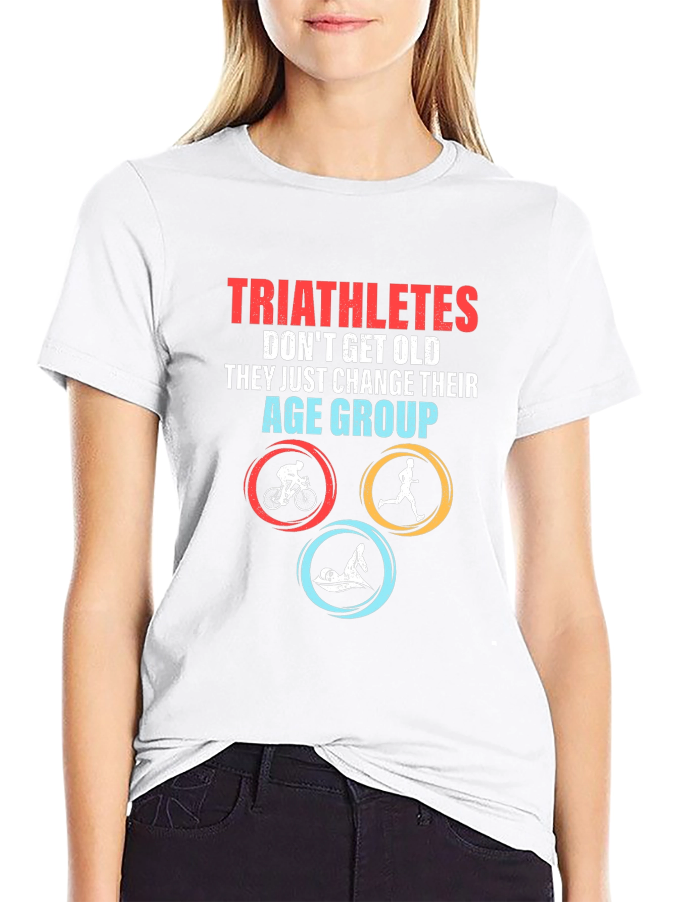Triathlete Age Group Change Graphic Tee