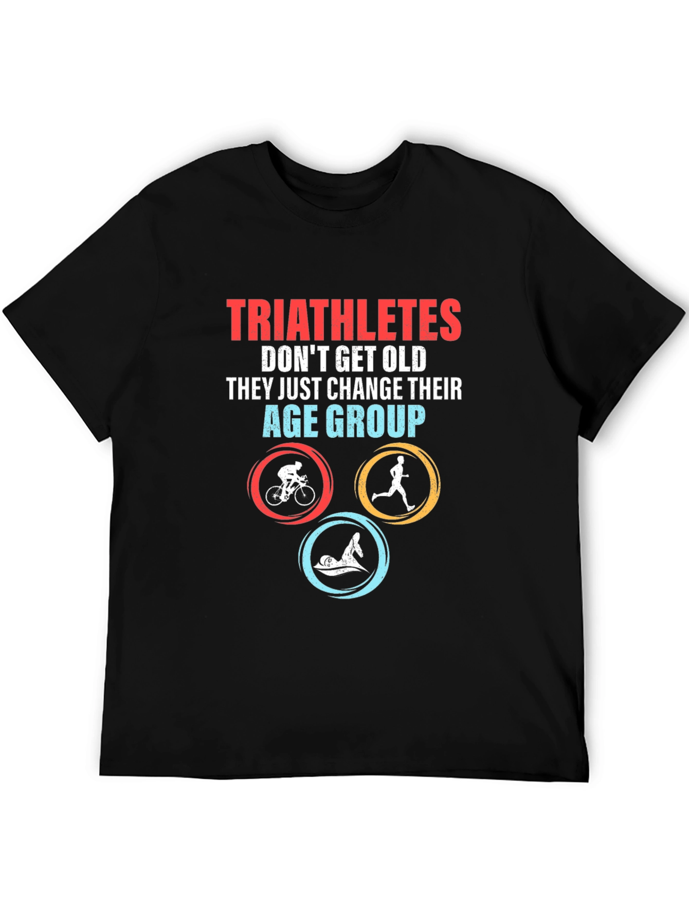 Triathlete Age Group Change Graphic Tee