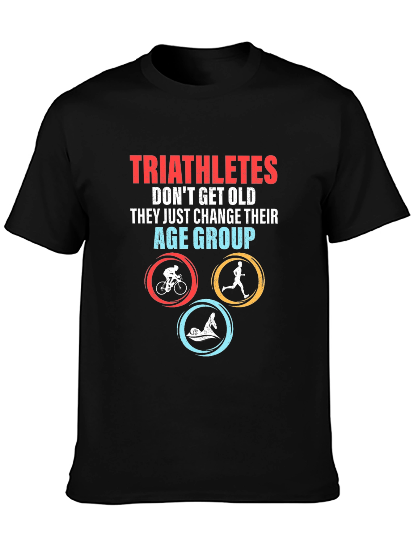 Triathlete Age Group Change Graphic Tee