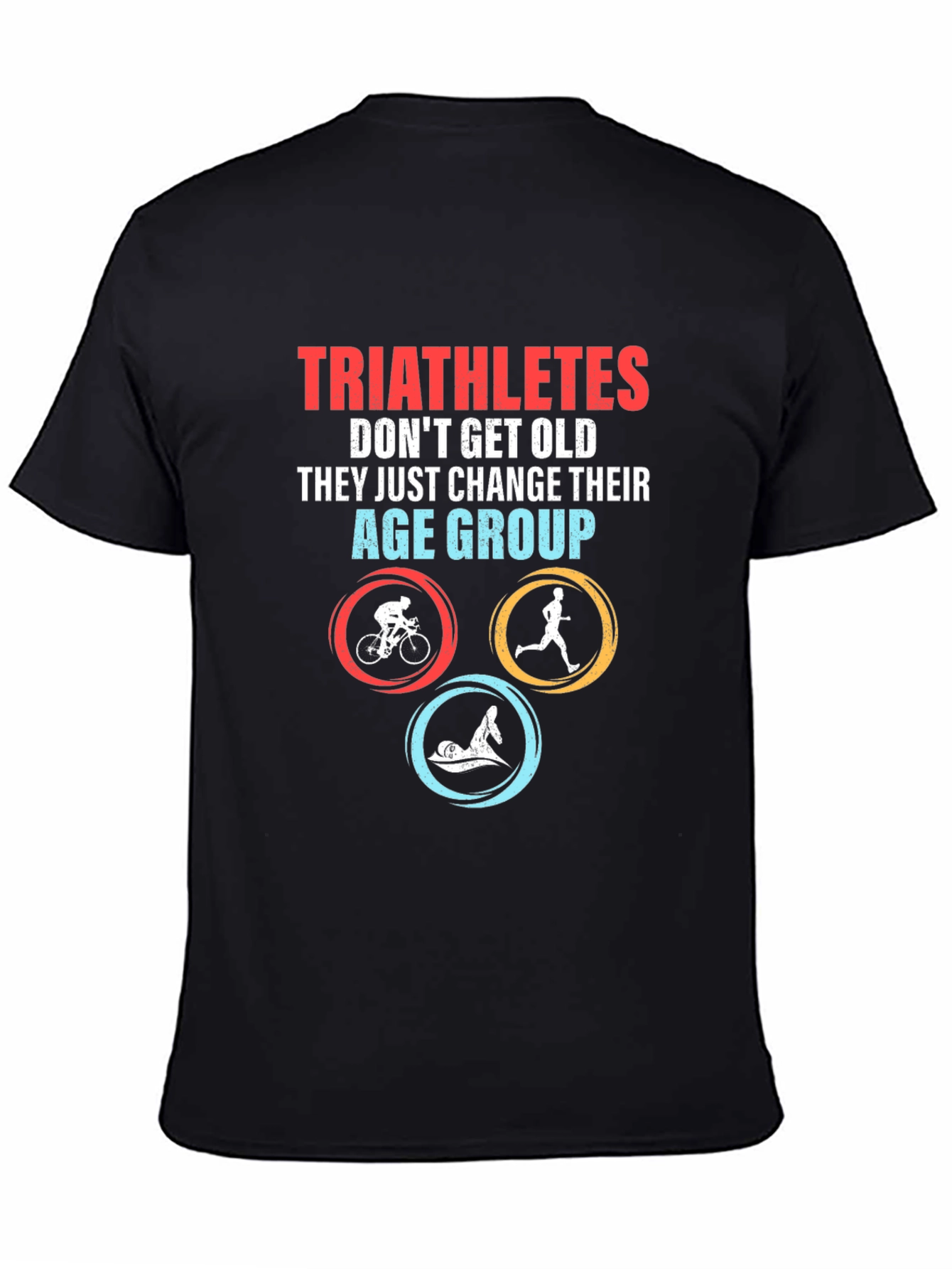 Triathlete Age Group Change Graphic Tee