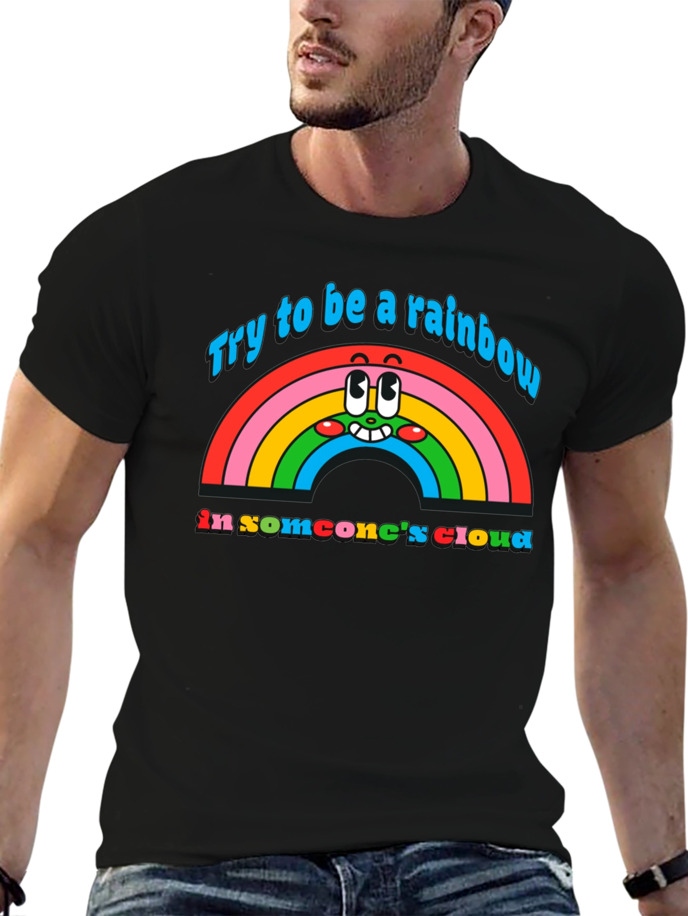Rainbow Cloud Graphic Tee