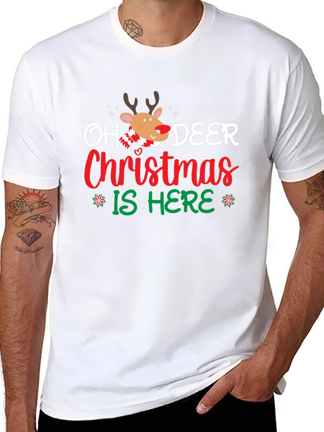 Oh Deer Christmas is Here T-Shirt
