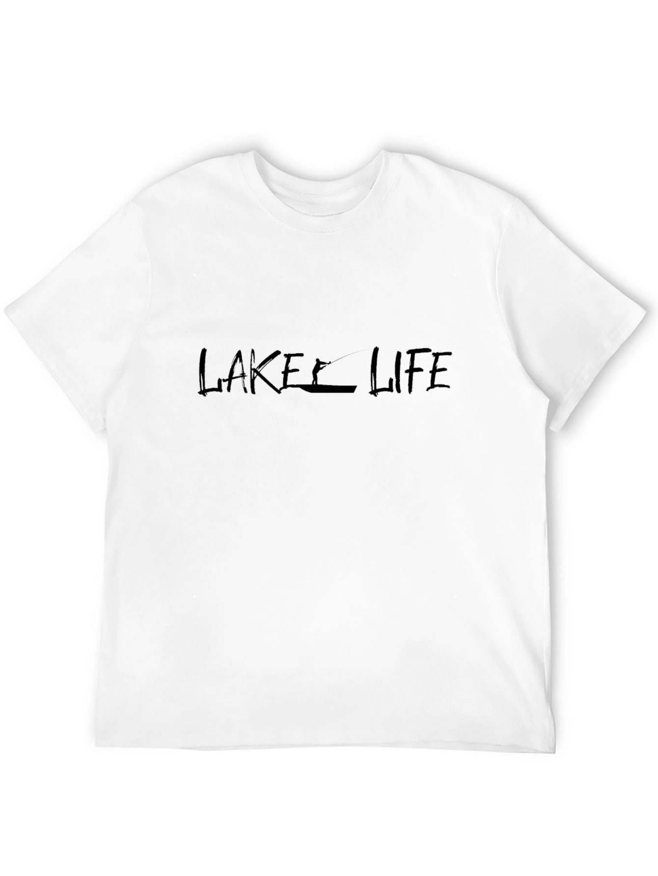 Lake Life Graphic Tee - Relaxed Fit Cotton T-Shirt