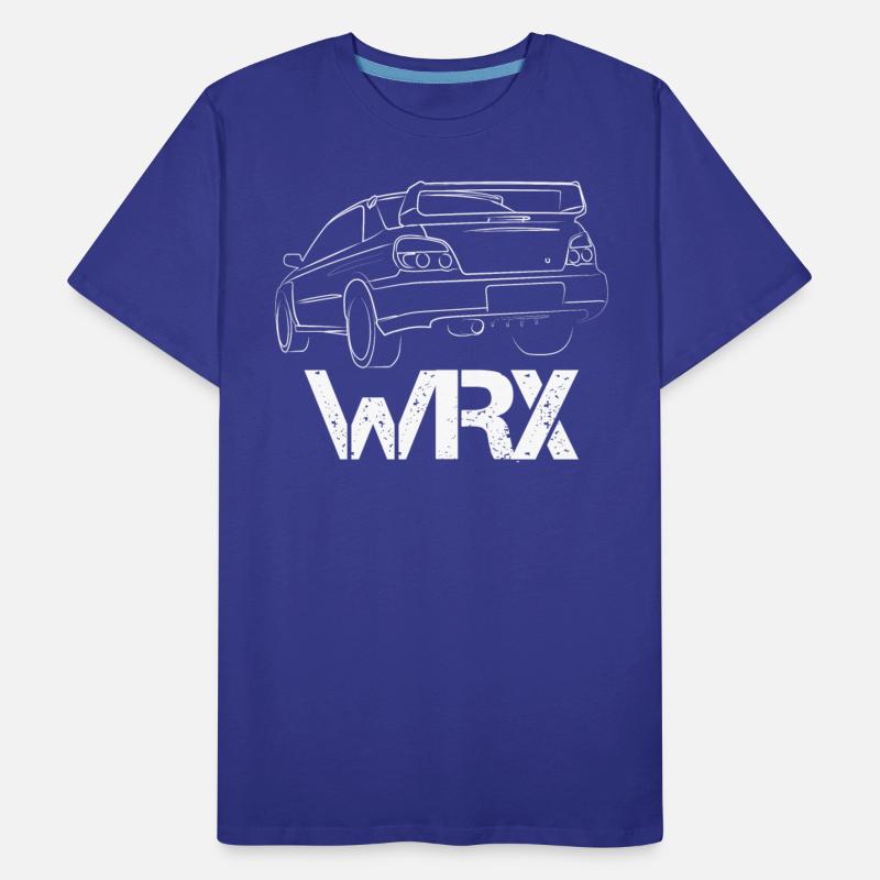 WRX white impreza sti jdm car lover outline drift