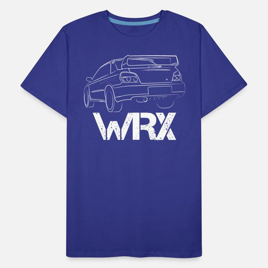 WRX white impreza sti jdm car lover outline drift
