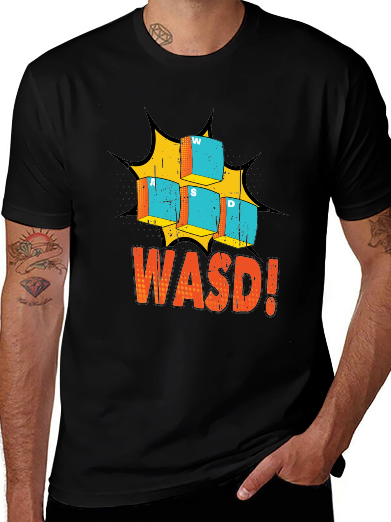 WASD Gaming T-Shirt - Black