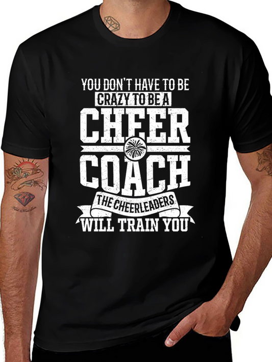 Cheer Coach Novelty Graphic Tee