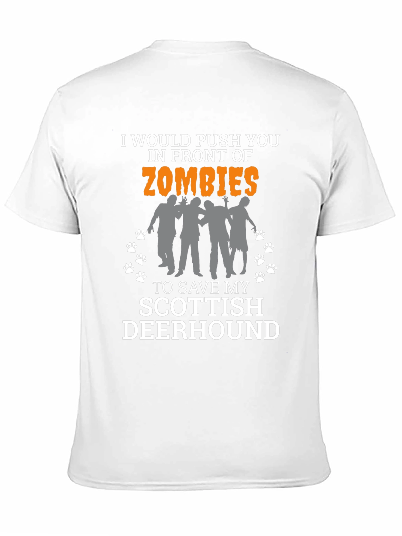 Zombie Scottish Deerhound T-Shirt