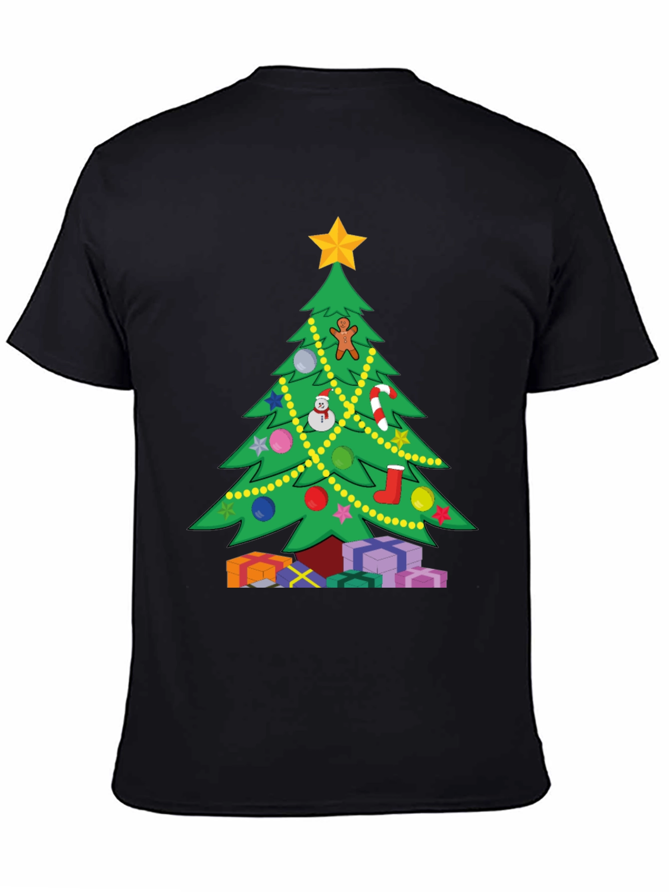 Festive Christmas Tree Graphic Tee