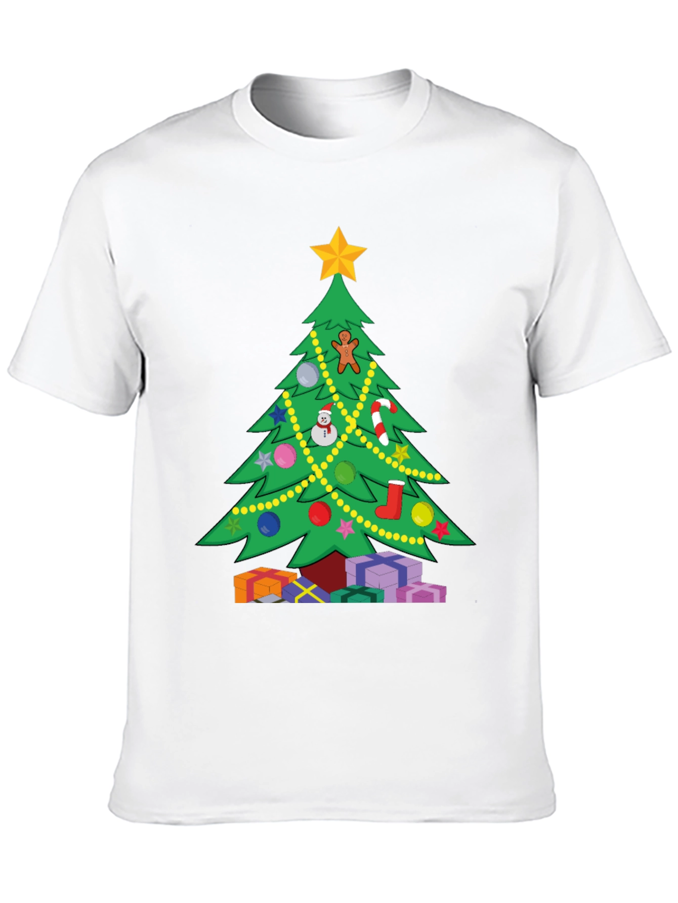 Festive Christmas Tree Graphic Tee