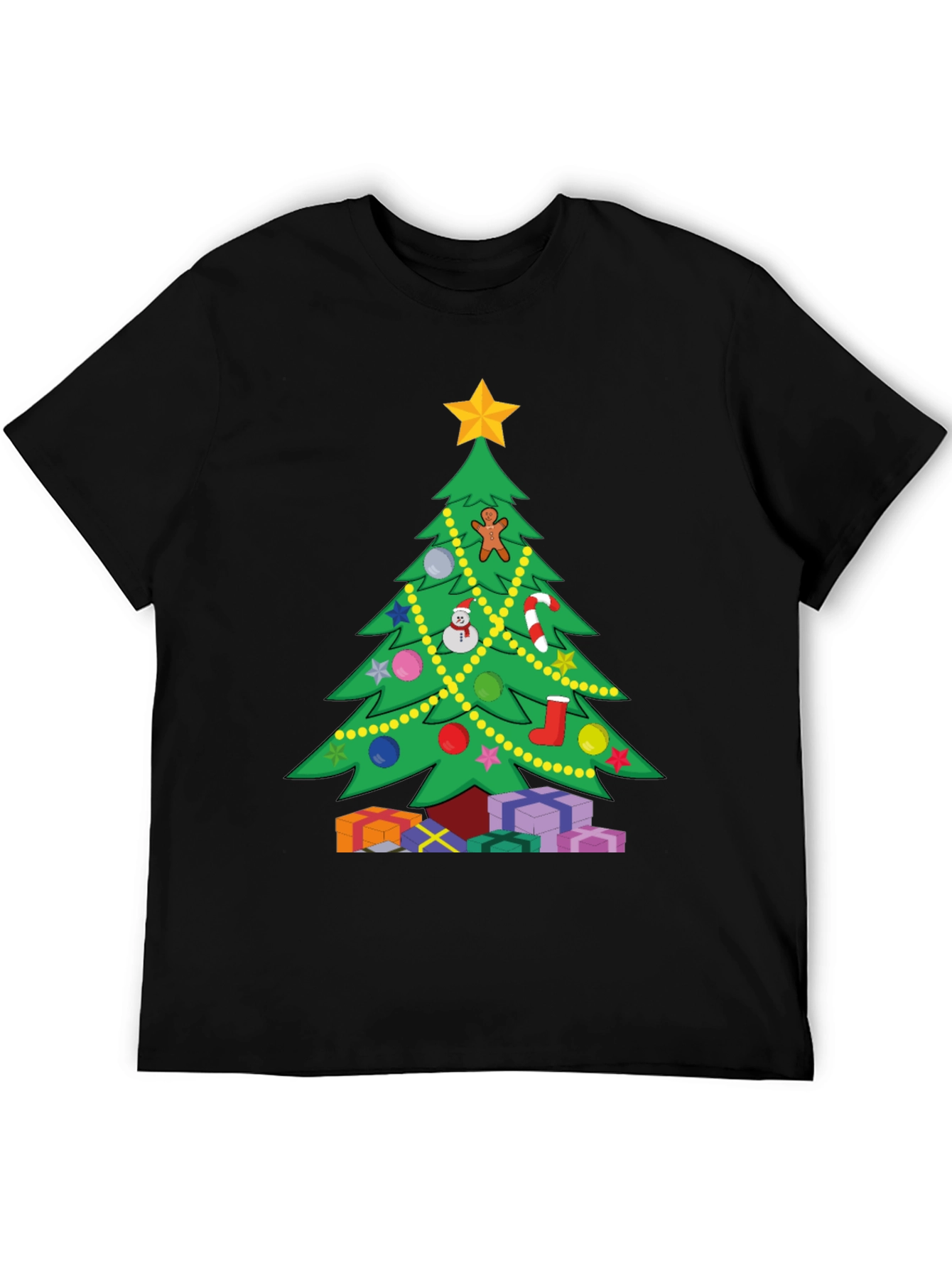 Festive Christmas Tree Graphic Tee
