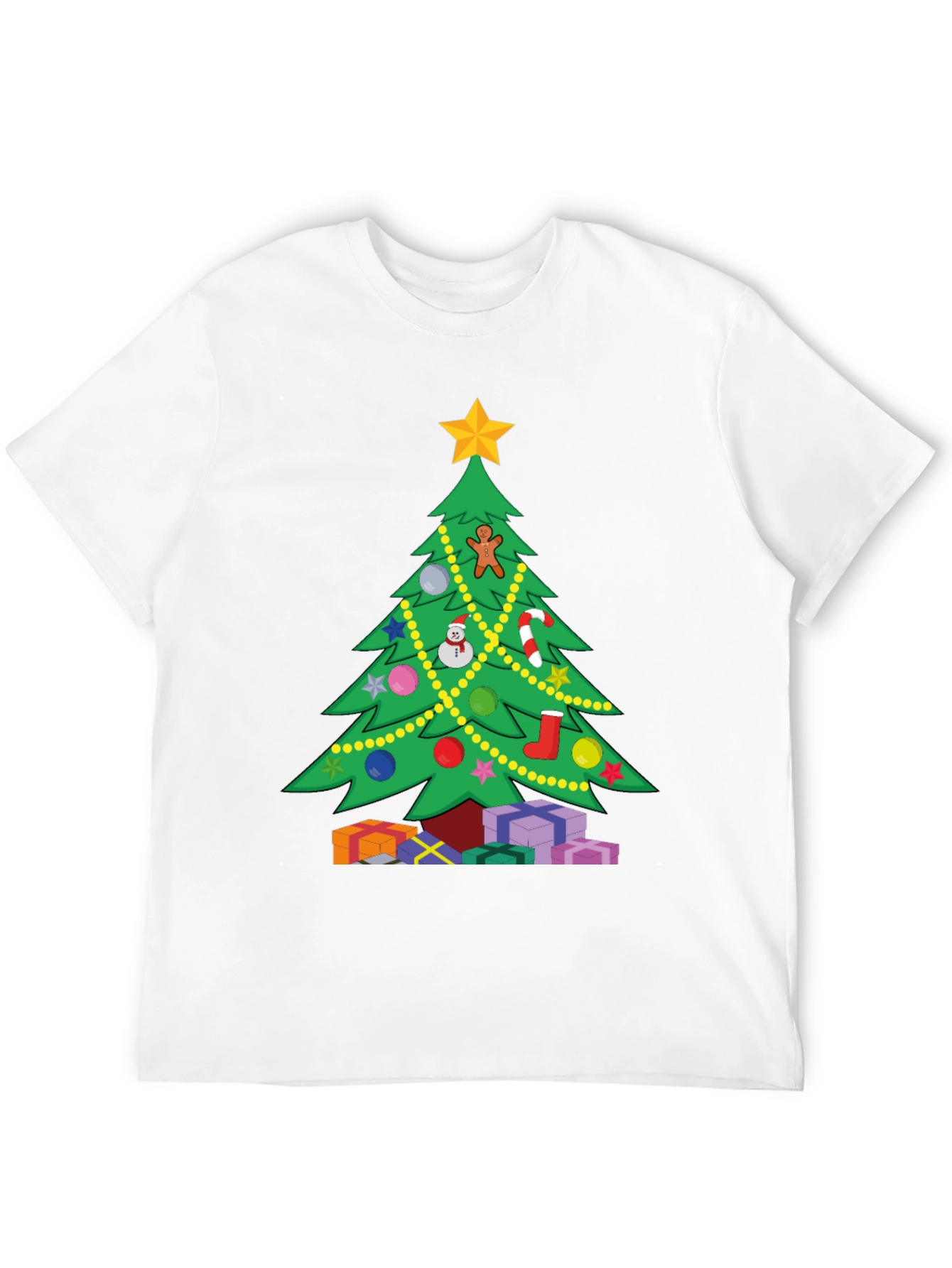 Festive Christmas Tree Graphic Tee