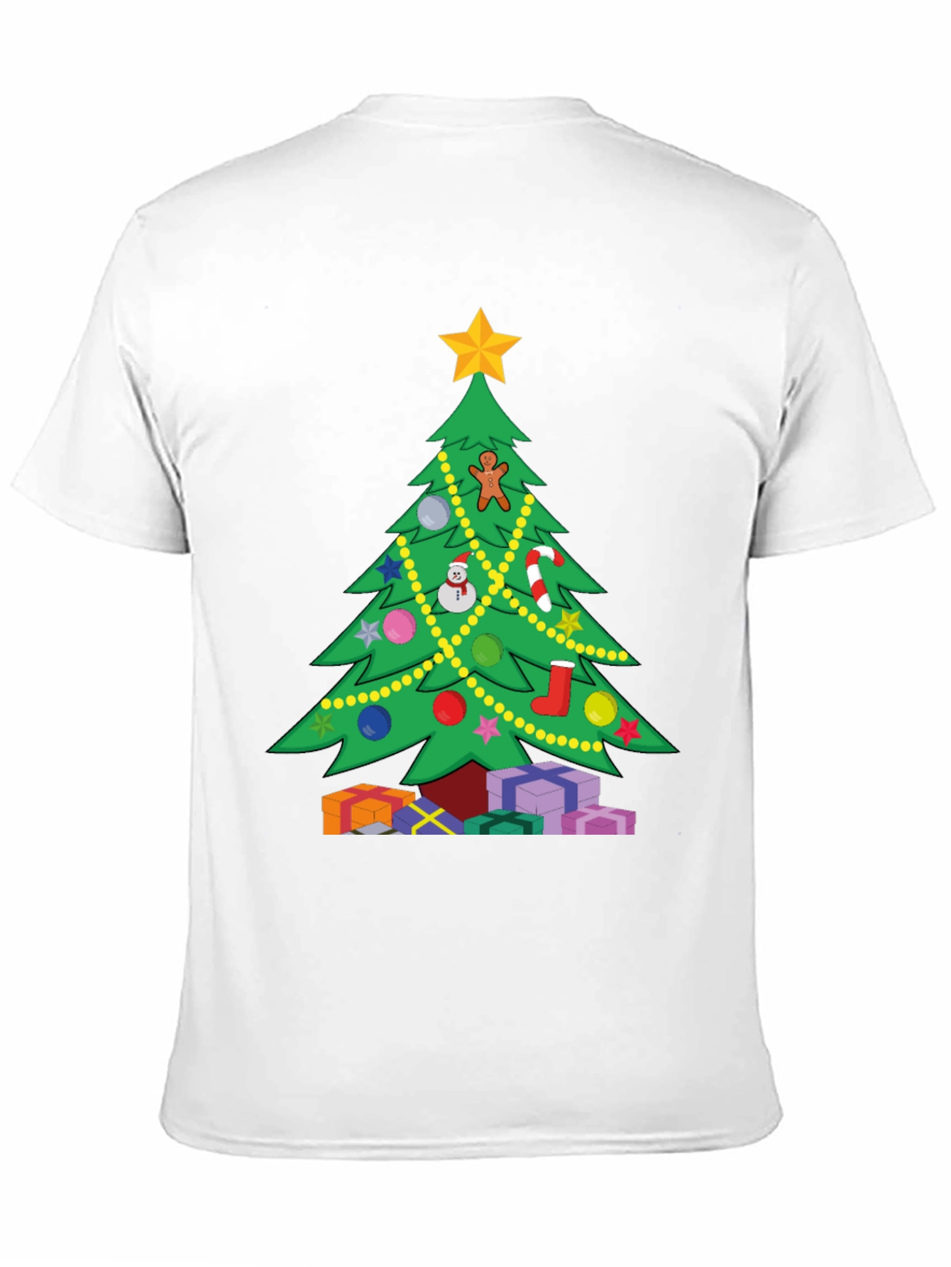 Festive Christmas Tree Graphic Tee