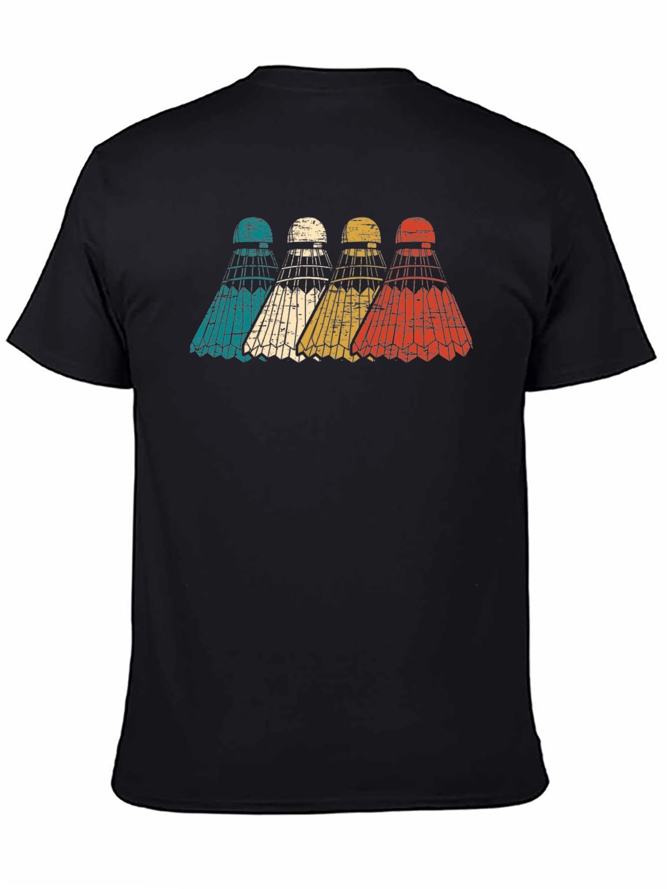 Retro Badminton Shuttlecock T-Shirt