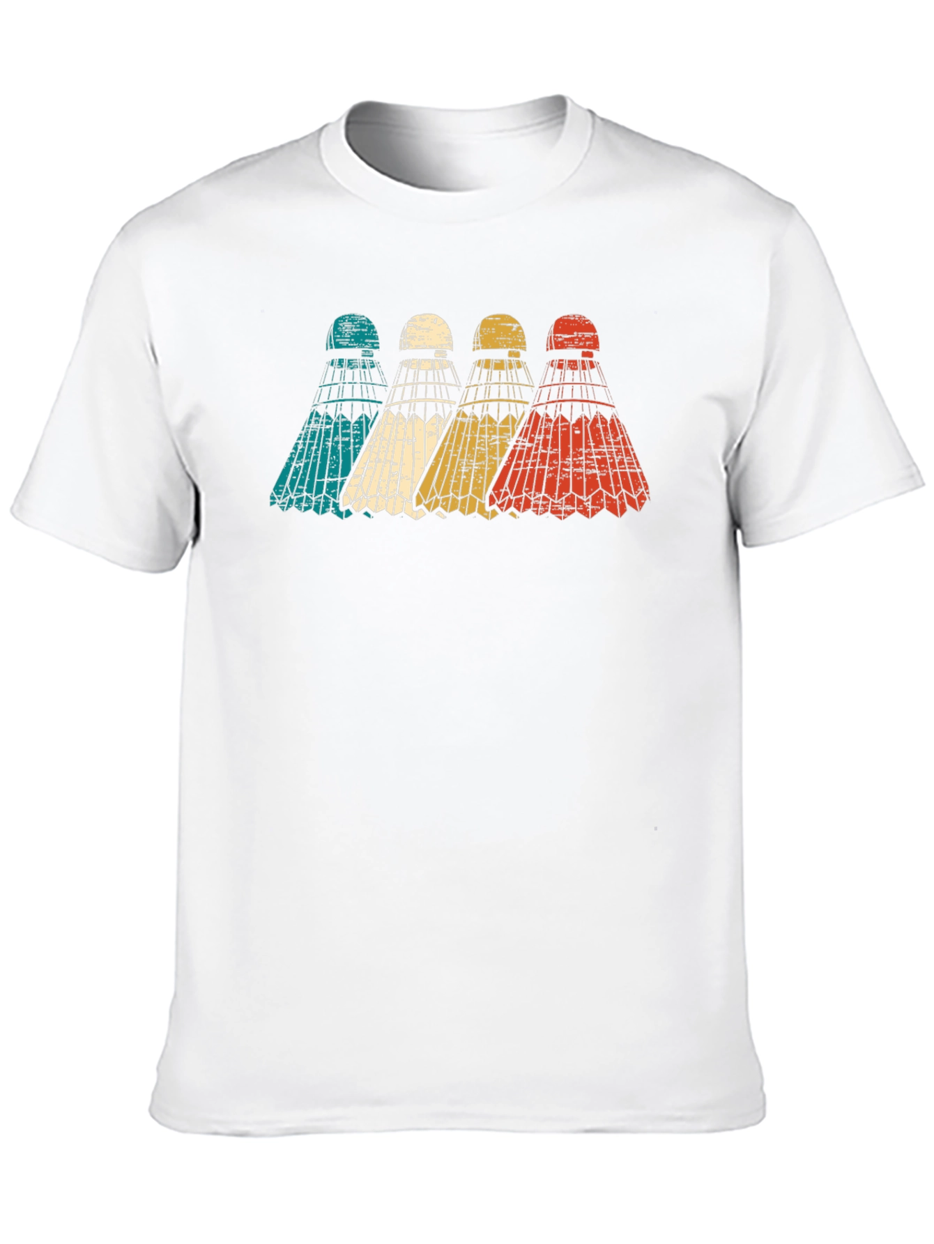 Retro Badminton Shuttlecock T-Shirt