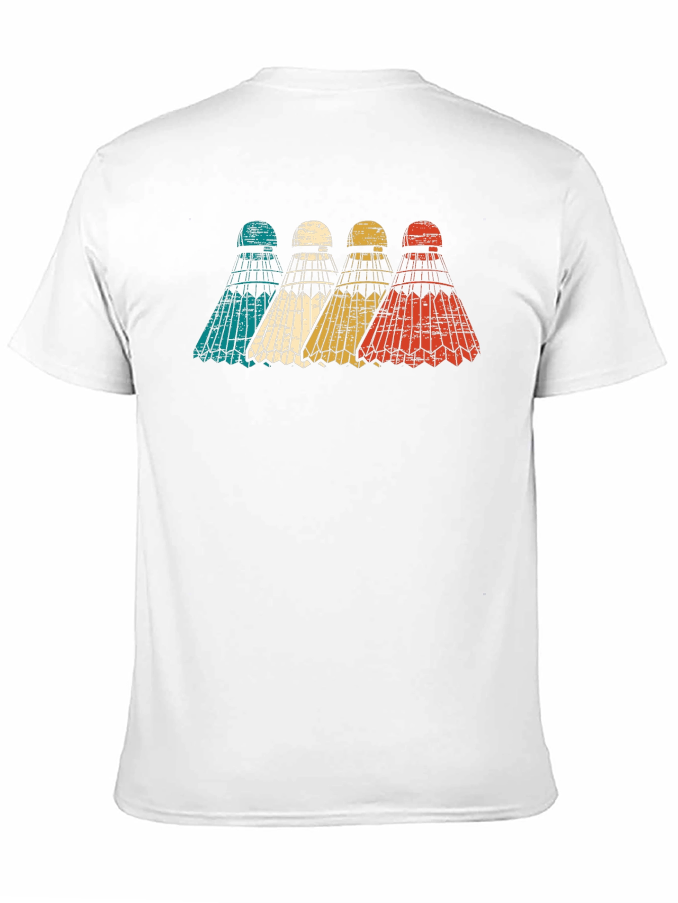 Retro Badminton Shuttlecock T-Shirt